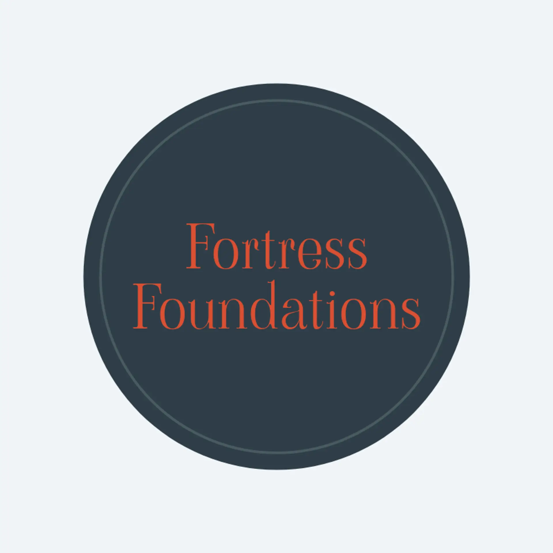 Fortress Foundations logo for concrete construction
