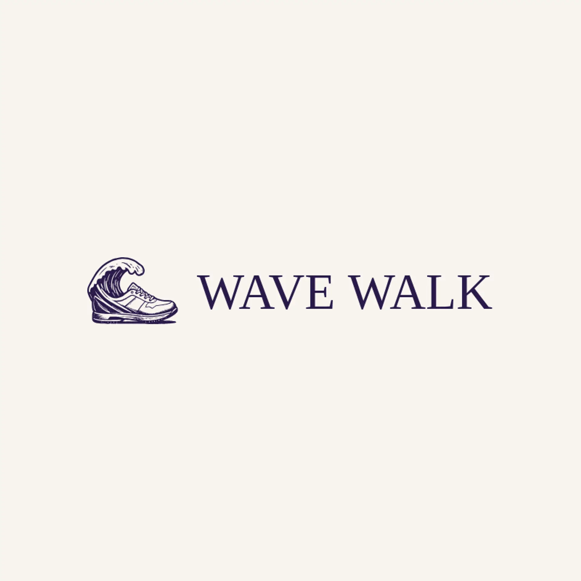 Wave Walk logo for shoe