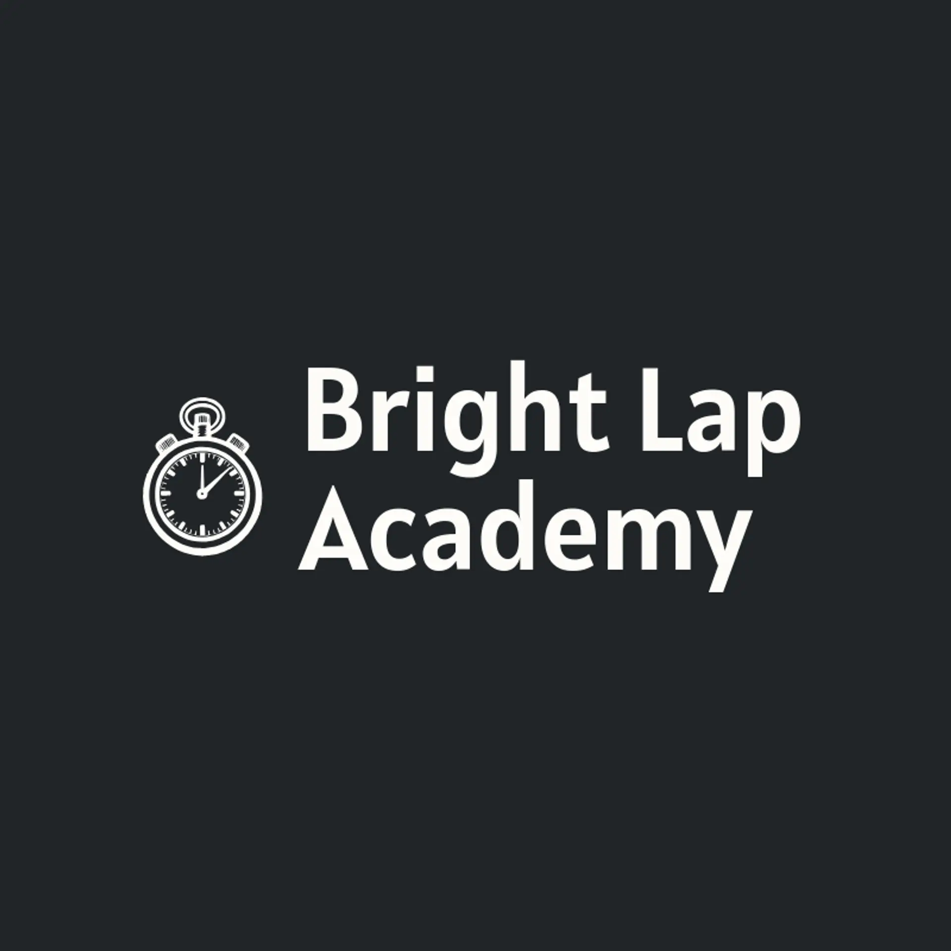 Bright Lap Academy logo for track