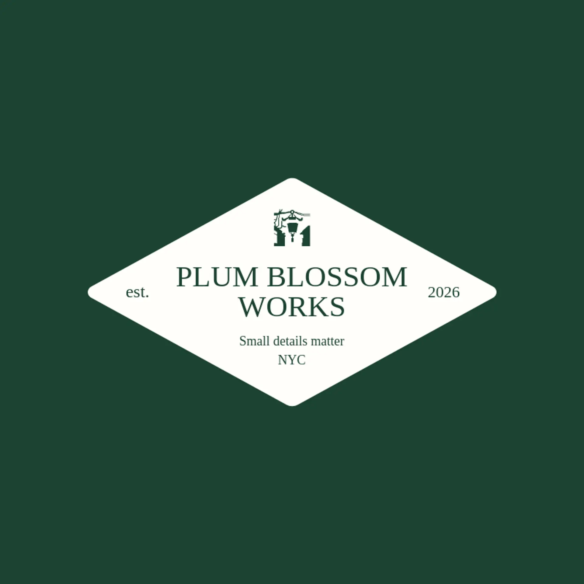 Plum Blossom Works logo for tokyo