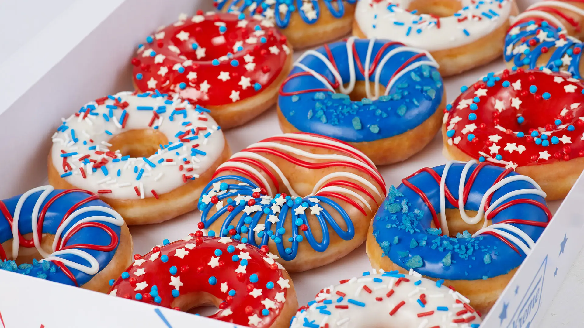 Krispy Kreme's 4th of July doughnuts | Source