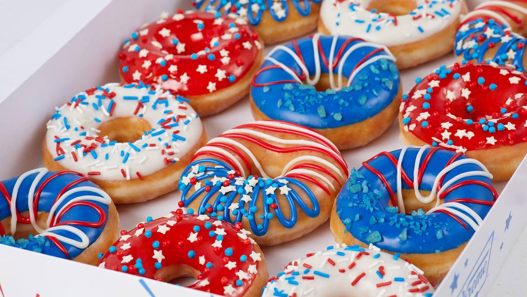 Krispy Kreme's 4th of July doughnuts | Source