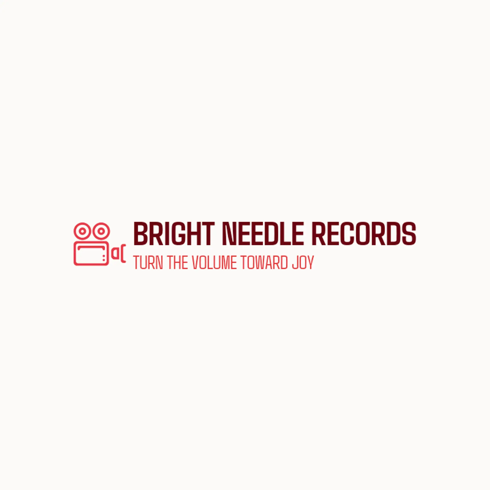 Bright Needle Records logo for record