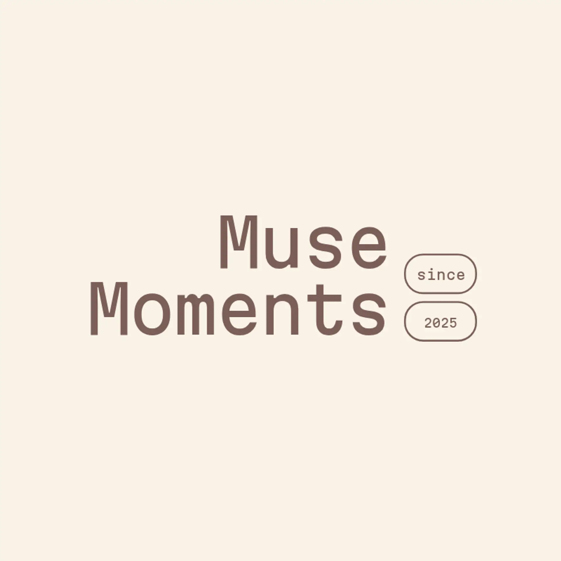 Muse Moments logo for creative cafe