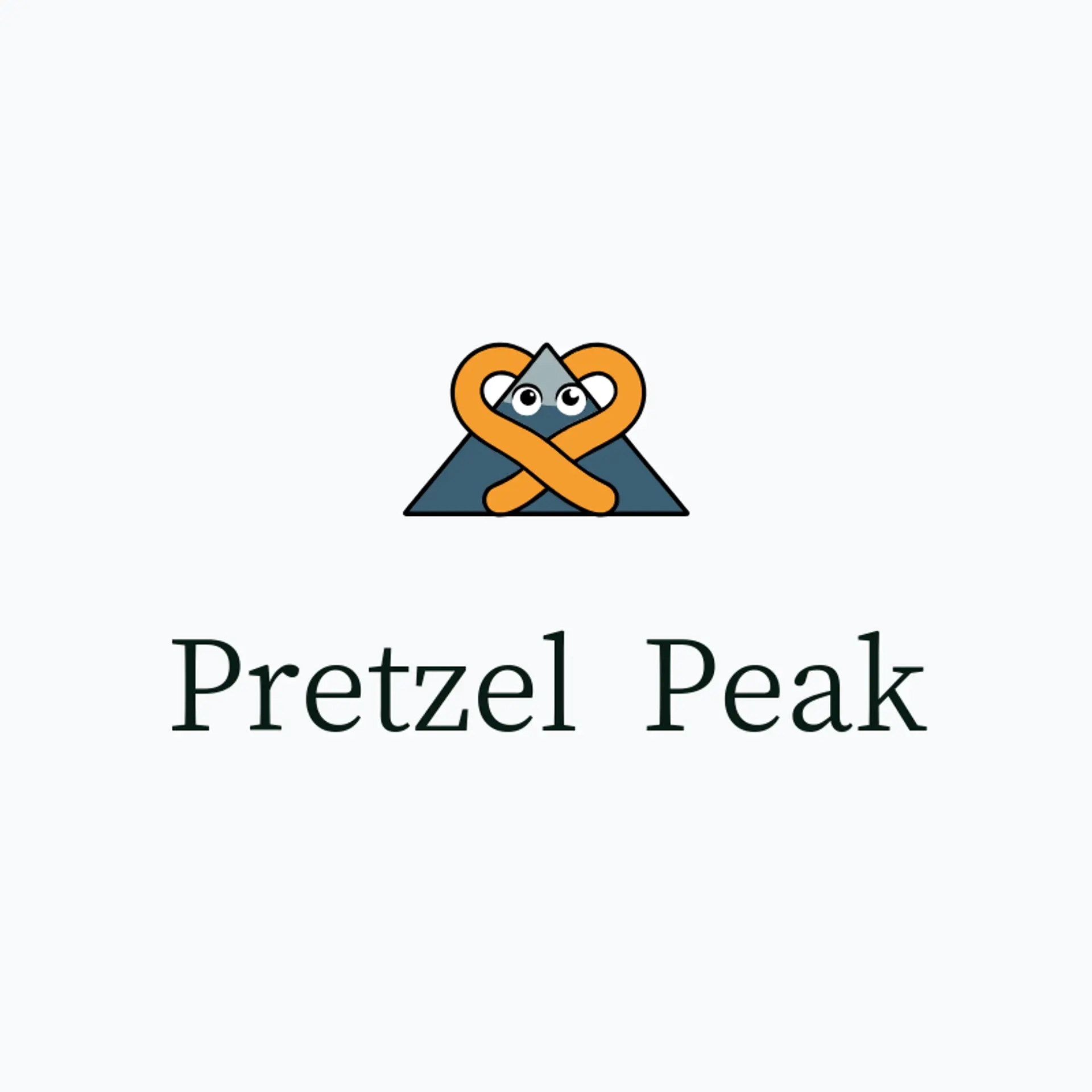 Pretzel Peak logo for snack