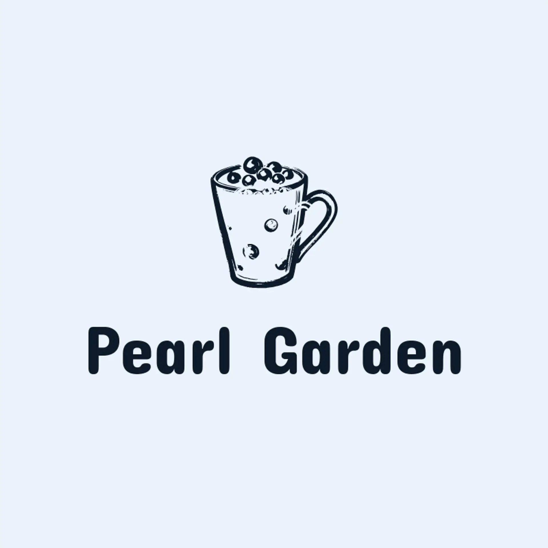Pearl Garden logo for milk tea