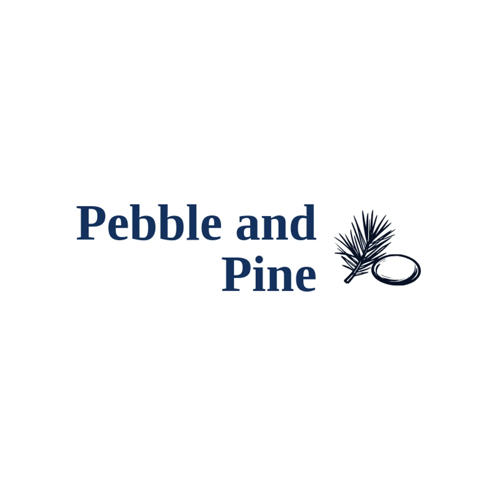 Pebble and Pine logo for sustainability