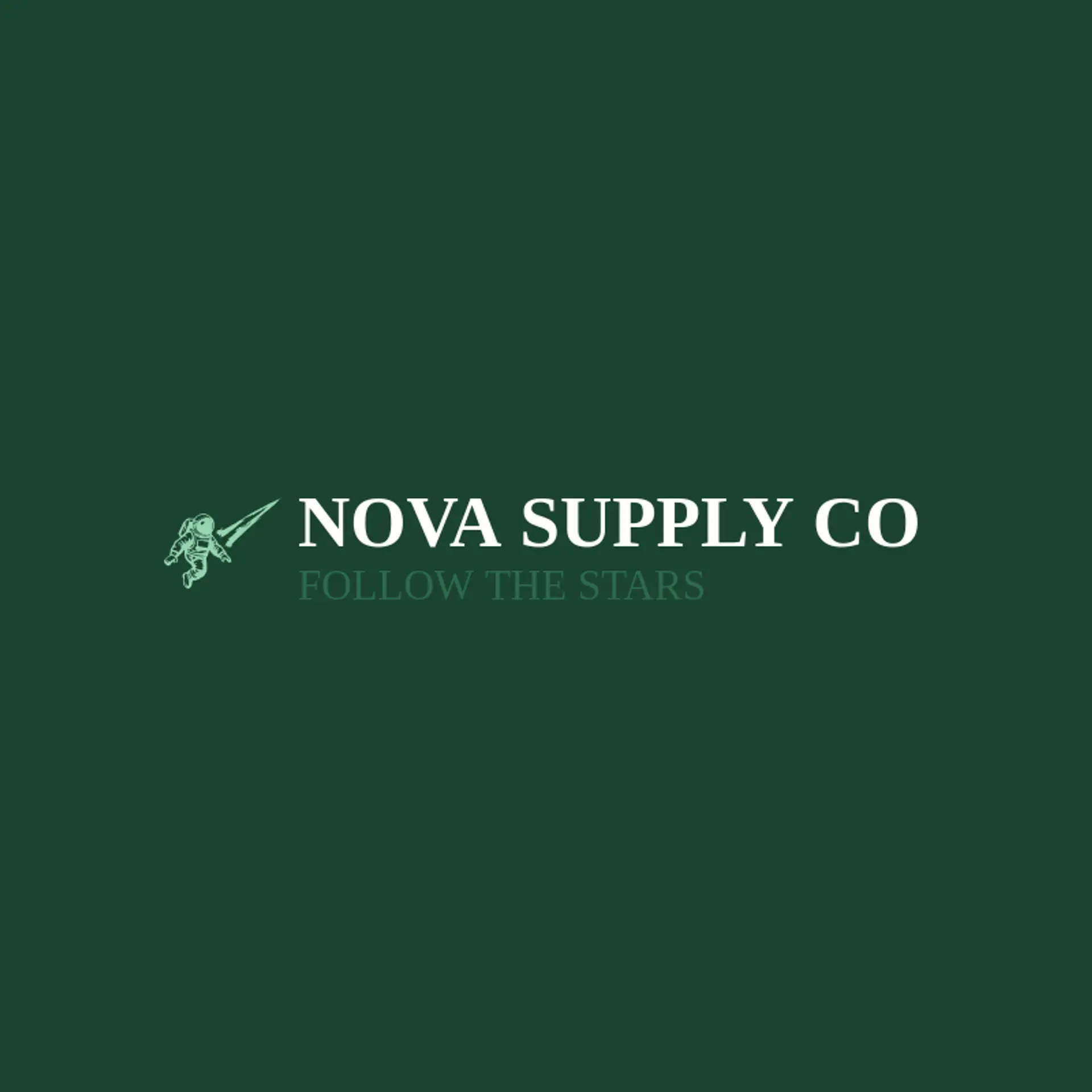 Nova Supply Co logo for astronaut