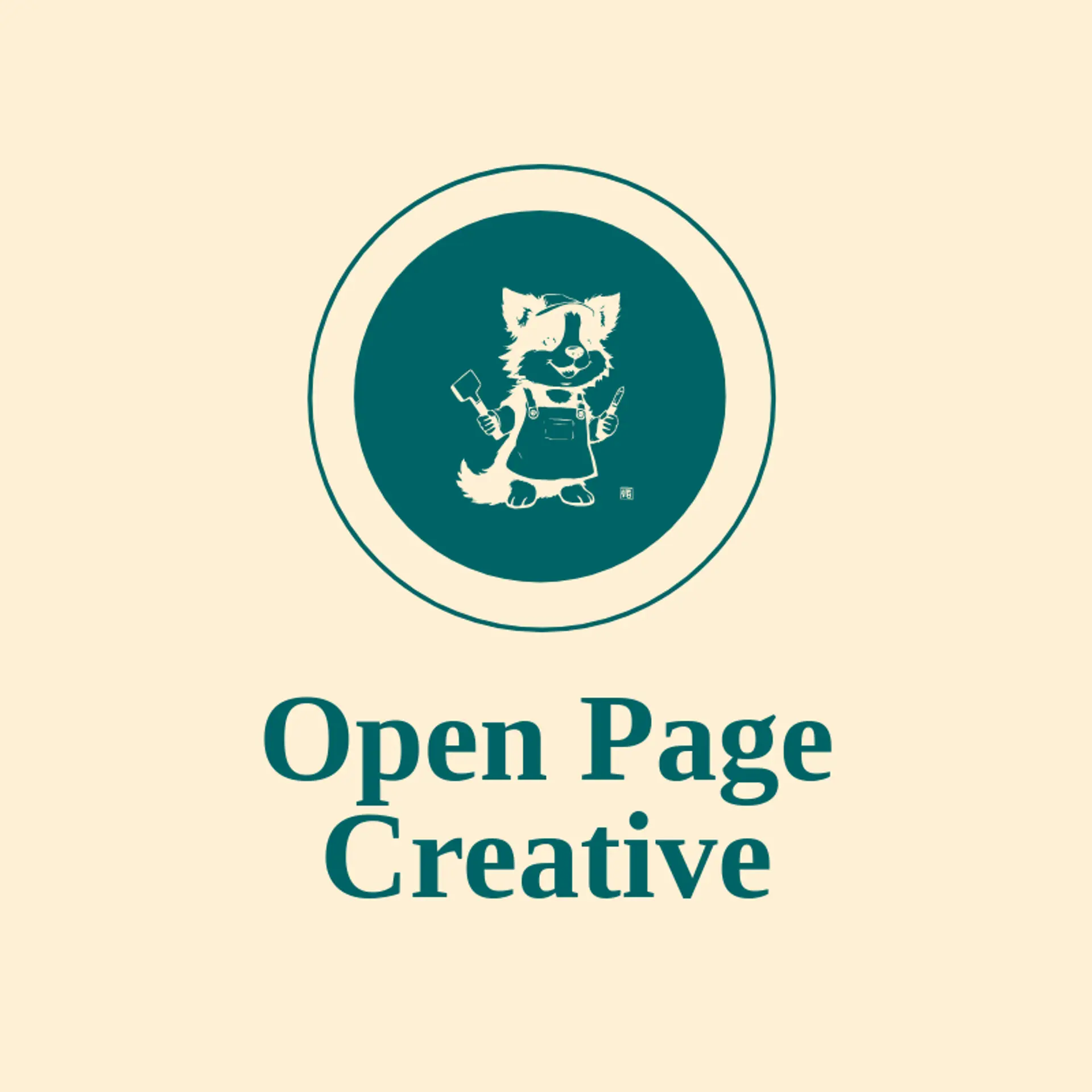 Open Page Creative logo for illustrator