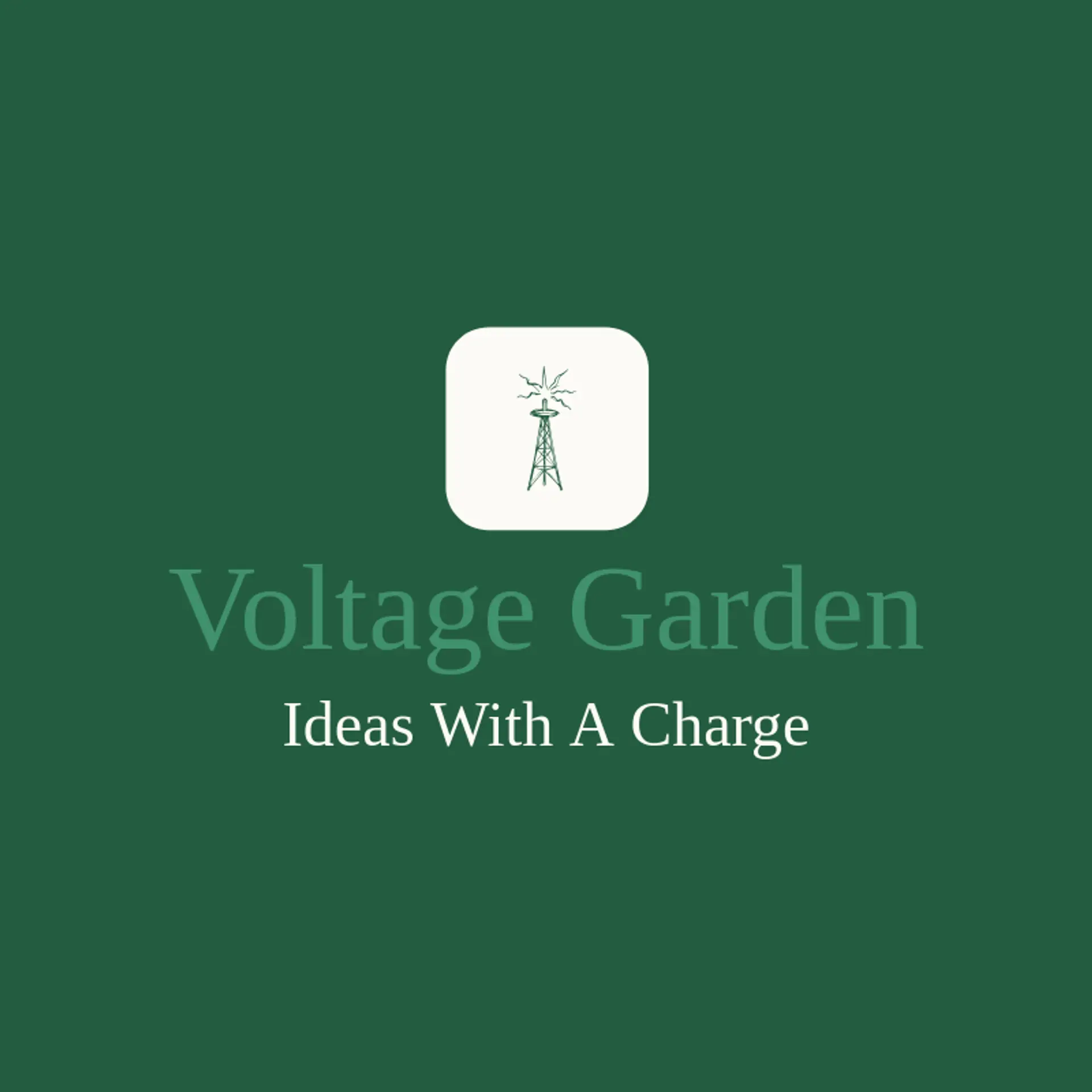 Voltage Garden logo for static