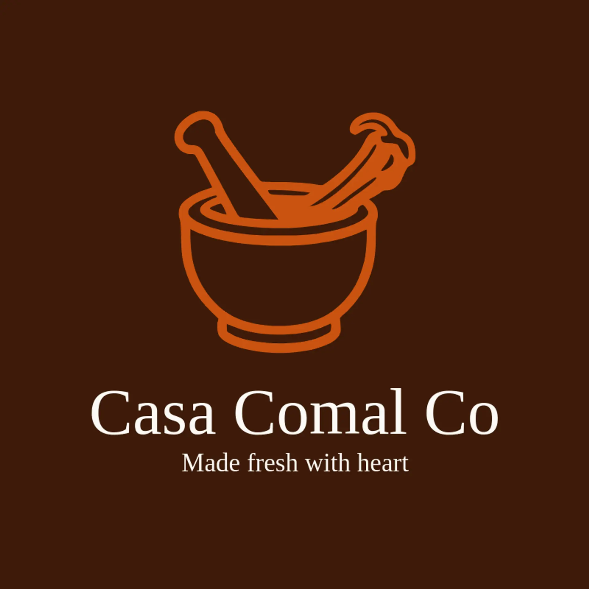 Casa Comal Co logo for mexican restaurant