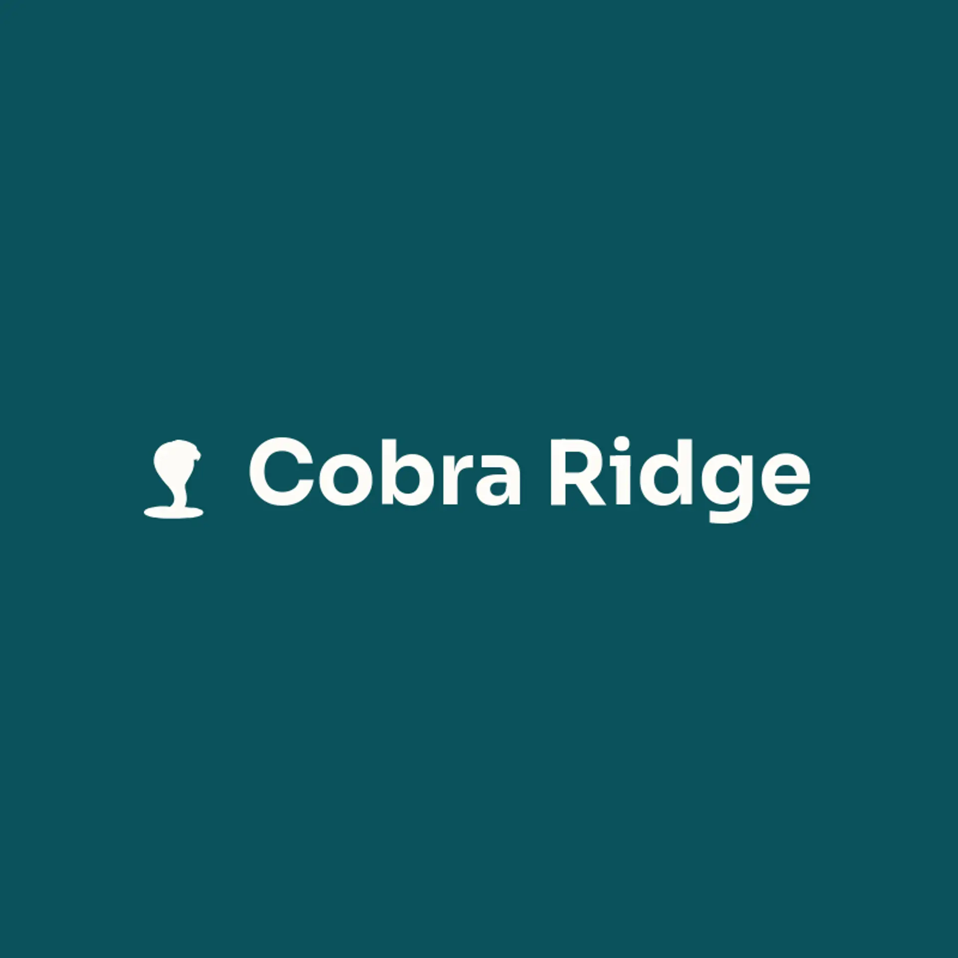 Cobra Ridge logo for snake