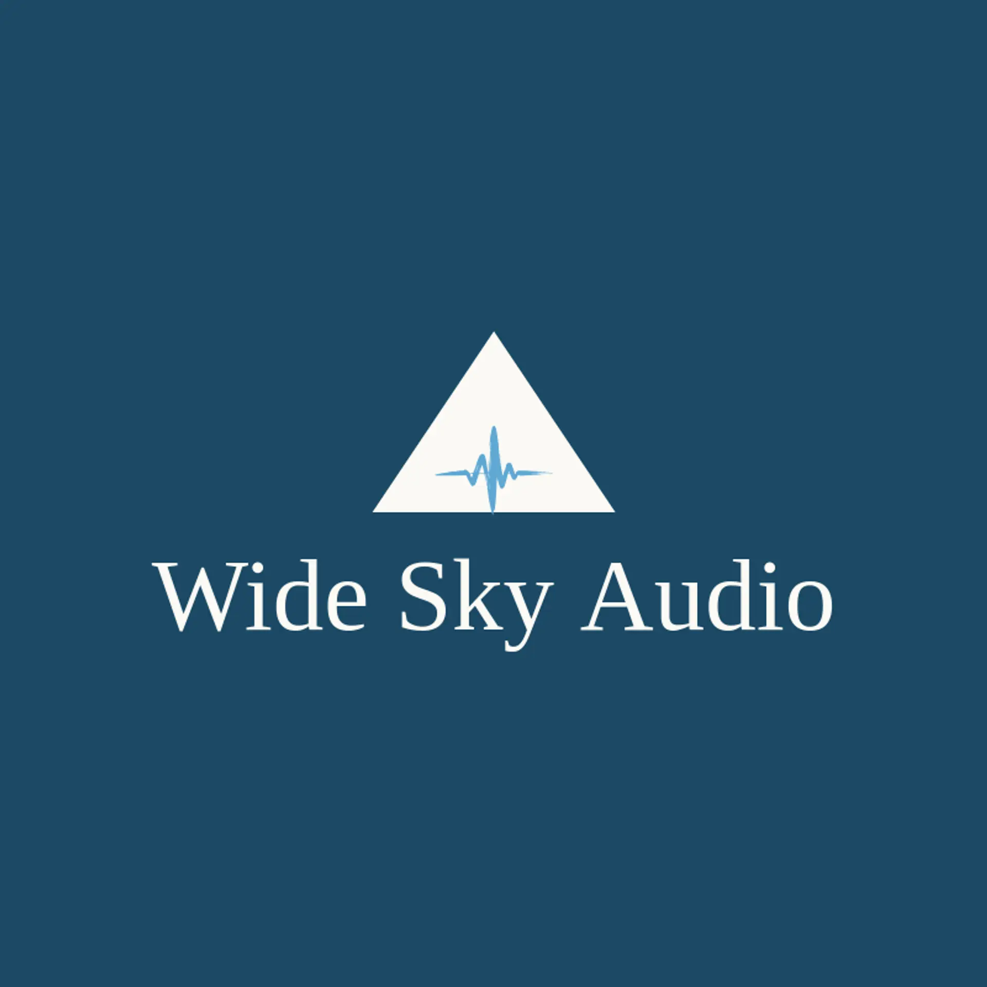 Wide Sky Audio logo for recording