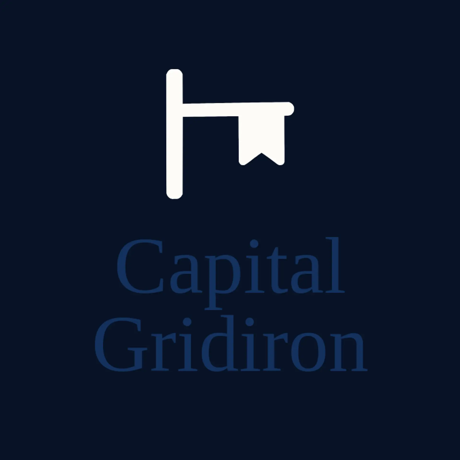 Capital Gridiron logo for american football