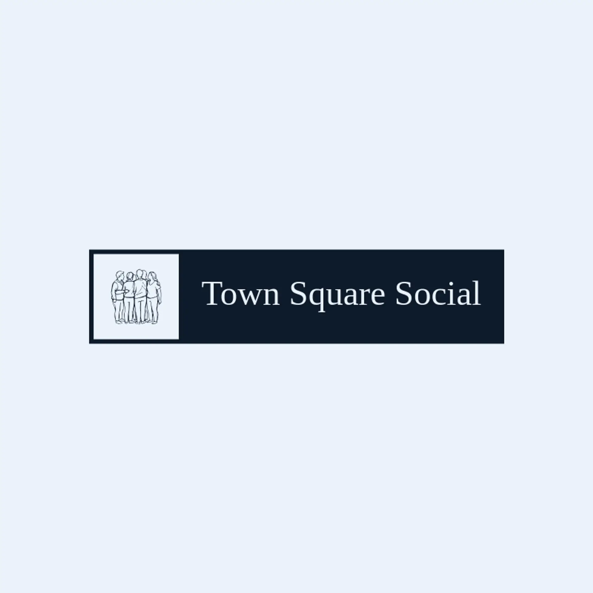 Town Square Social logo for social club