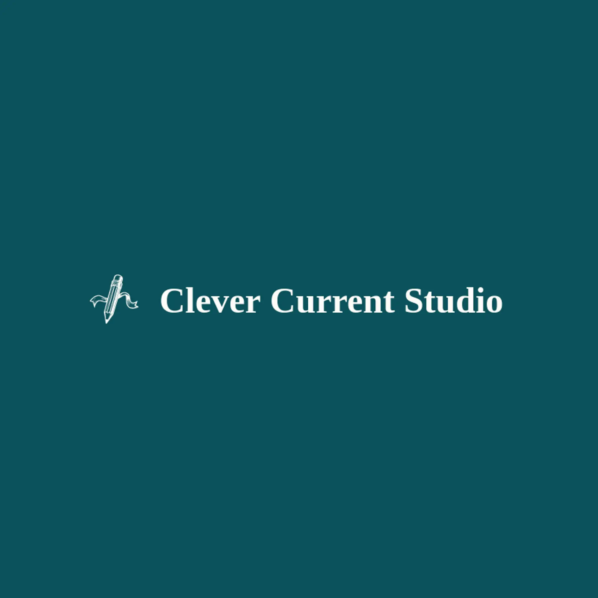 Clever Current Studio logo for content creator
