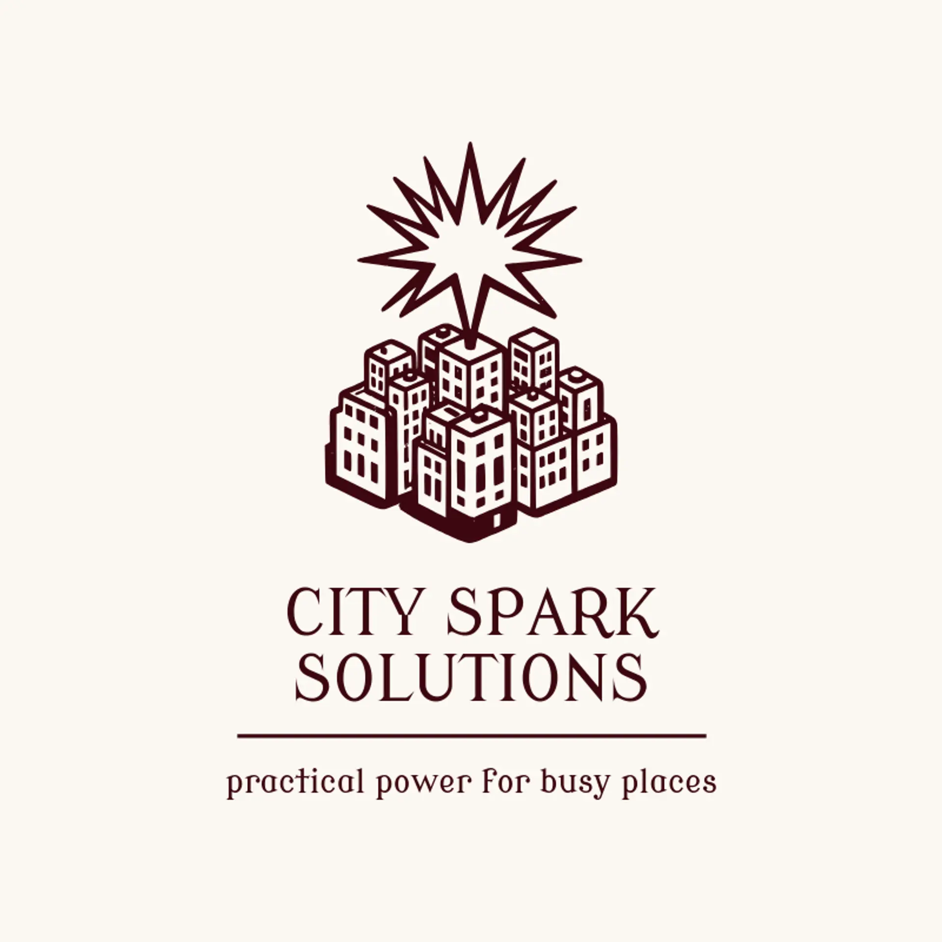 City Spark Solutions logo for electric