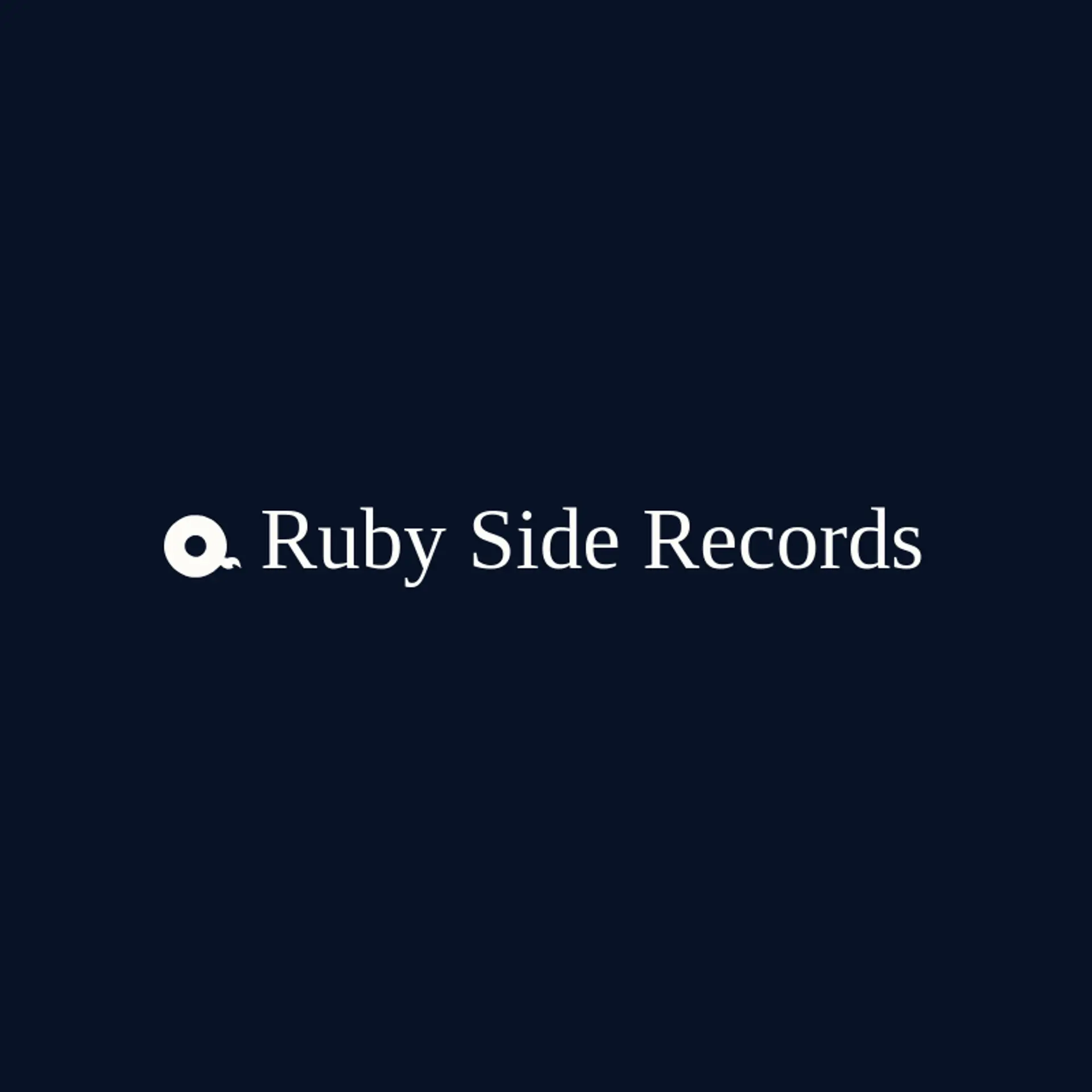 Ruby Side Records logo for vinyl