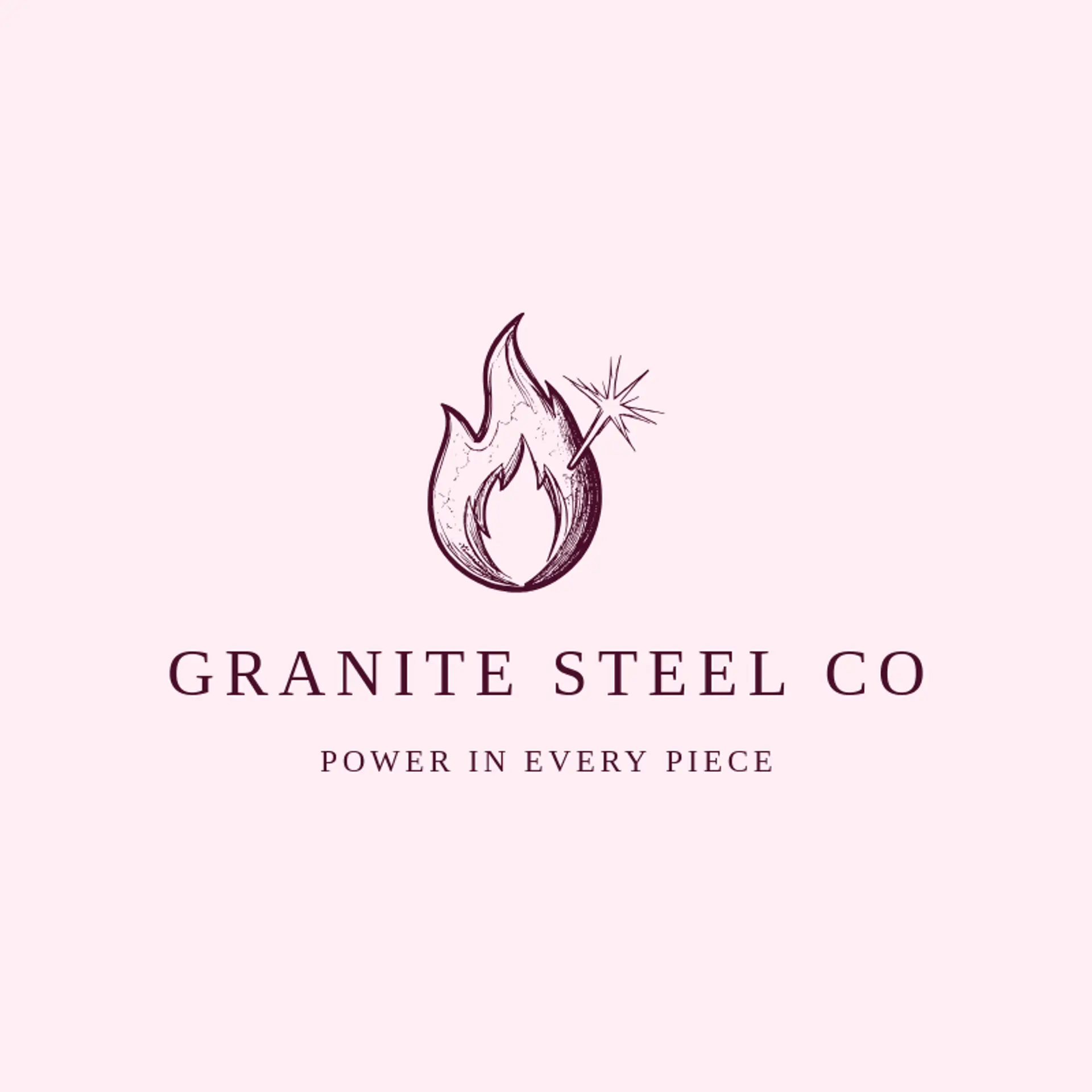 Granite Steel Co logo for metal