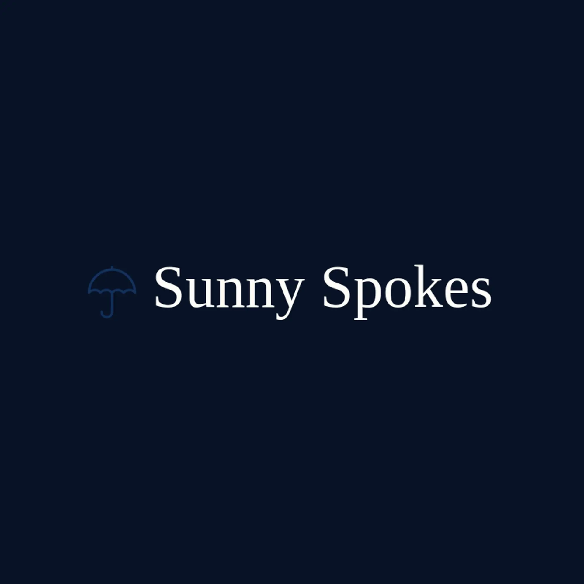 Sunny Spokes logo for umbrella
