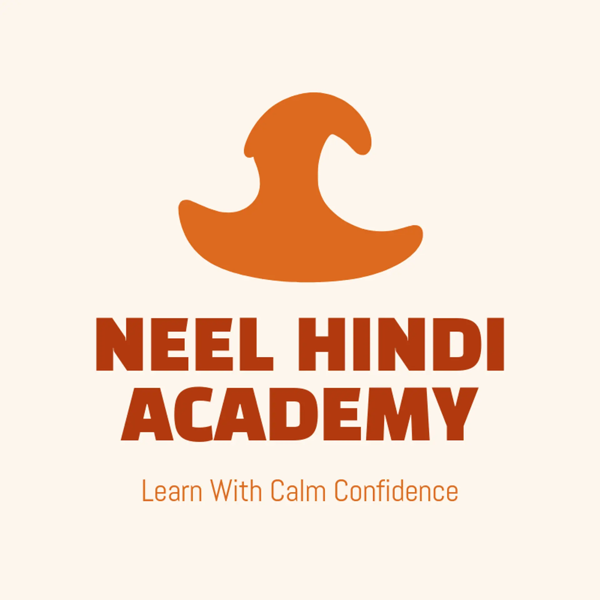 Neel Hindi Academy logo for hindi