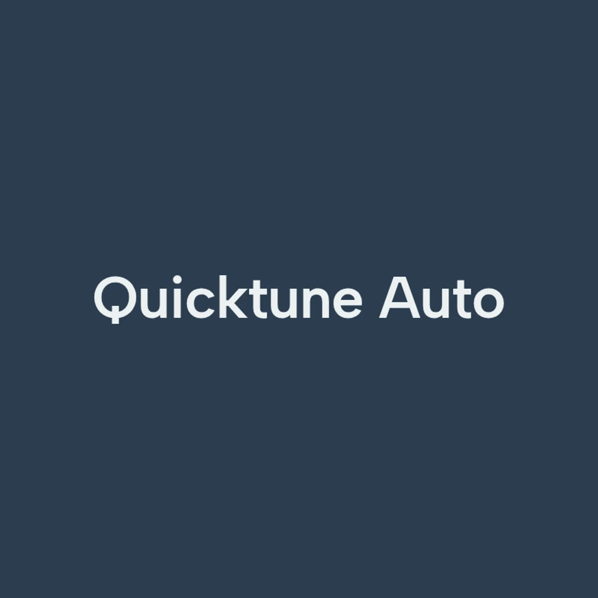 QuickTune Auto logo for automotive repair