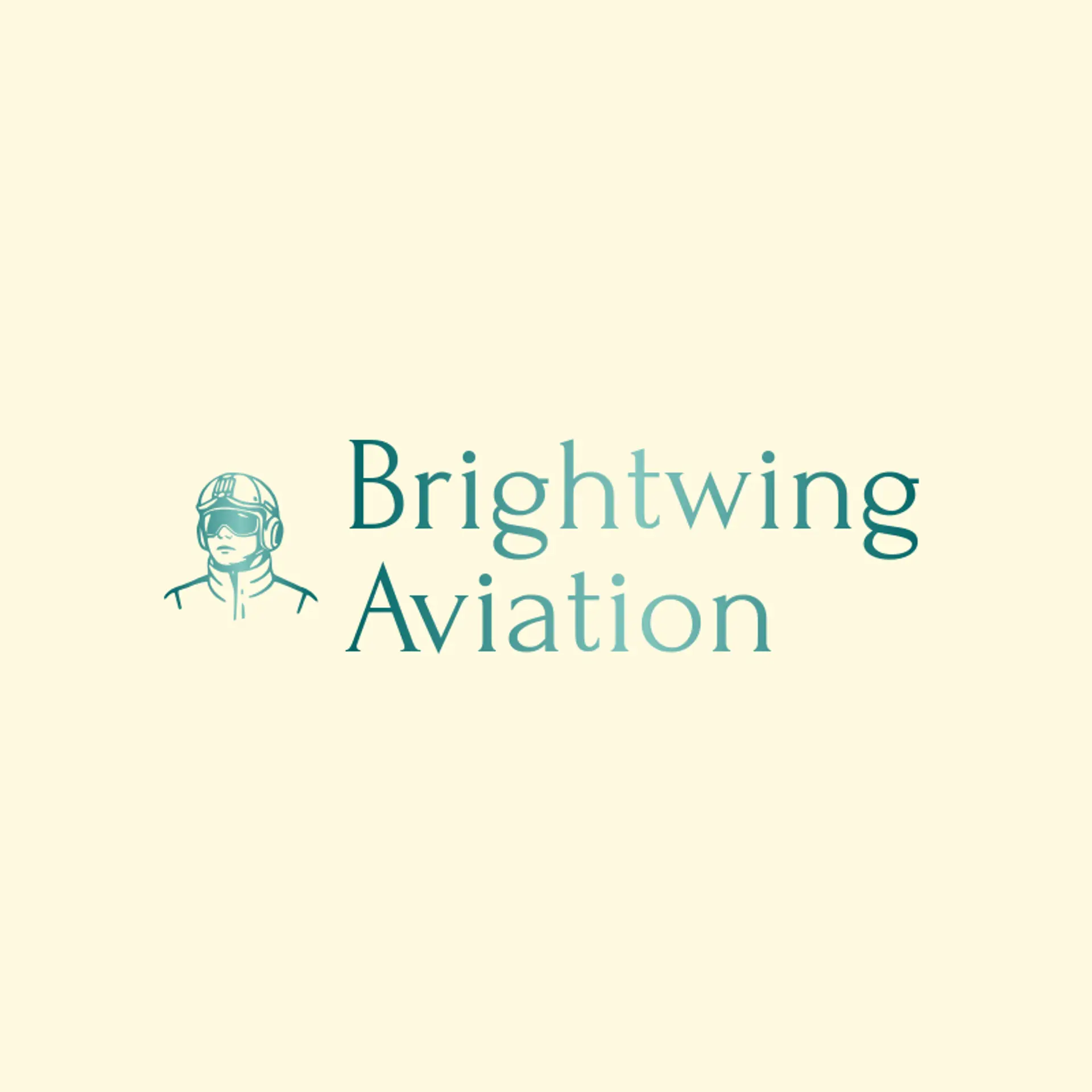 Brightwing Aviation logo for pilot