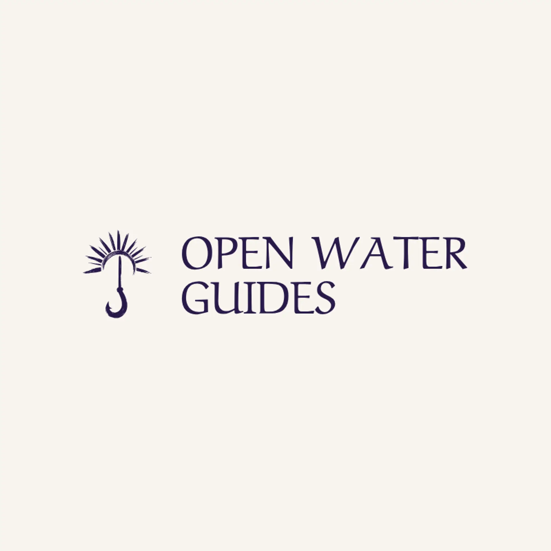 Open Water Guides logo for fishing
