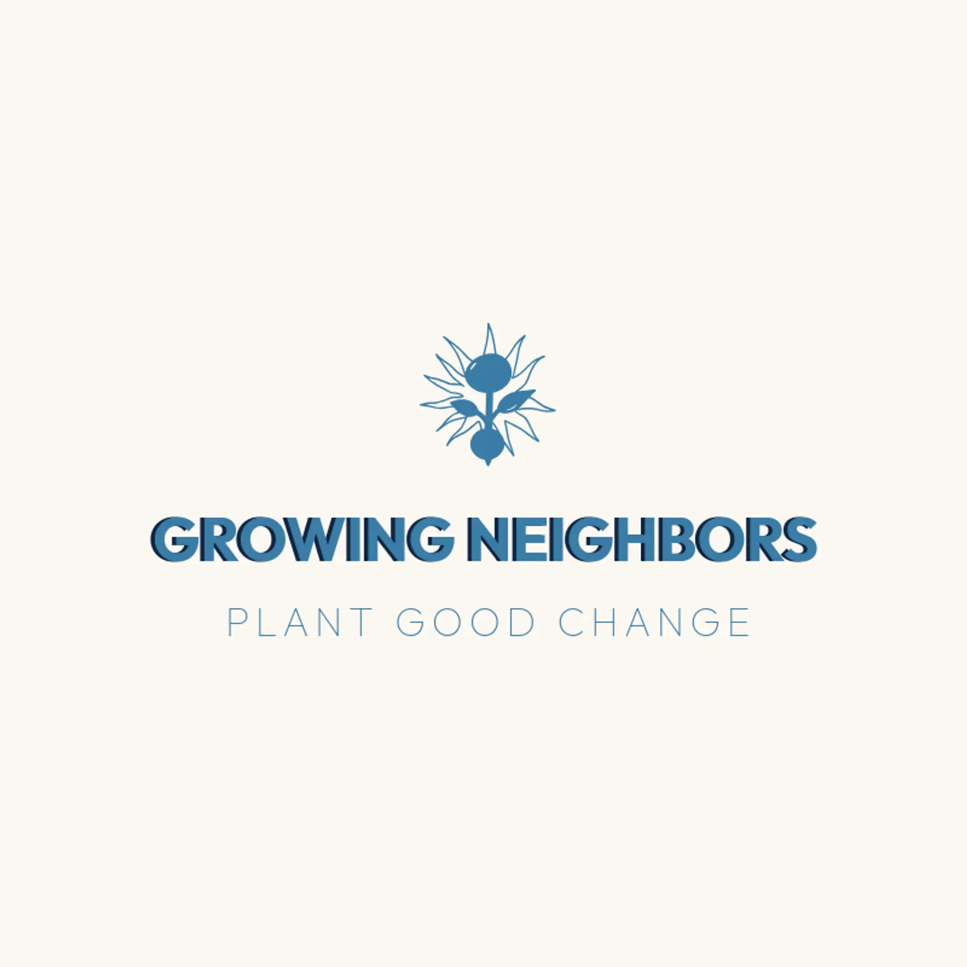 Growing Neighbors logo for community
