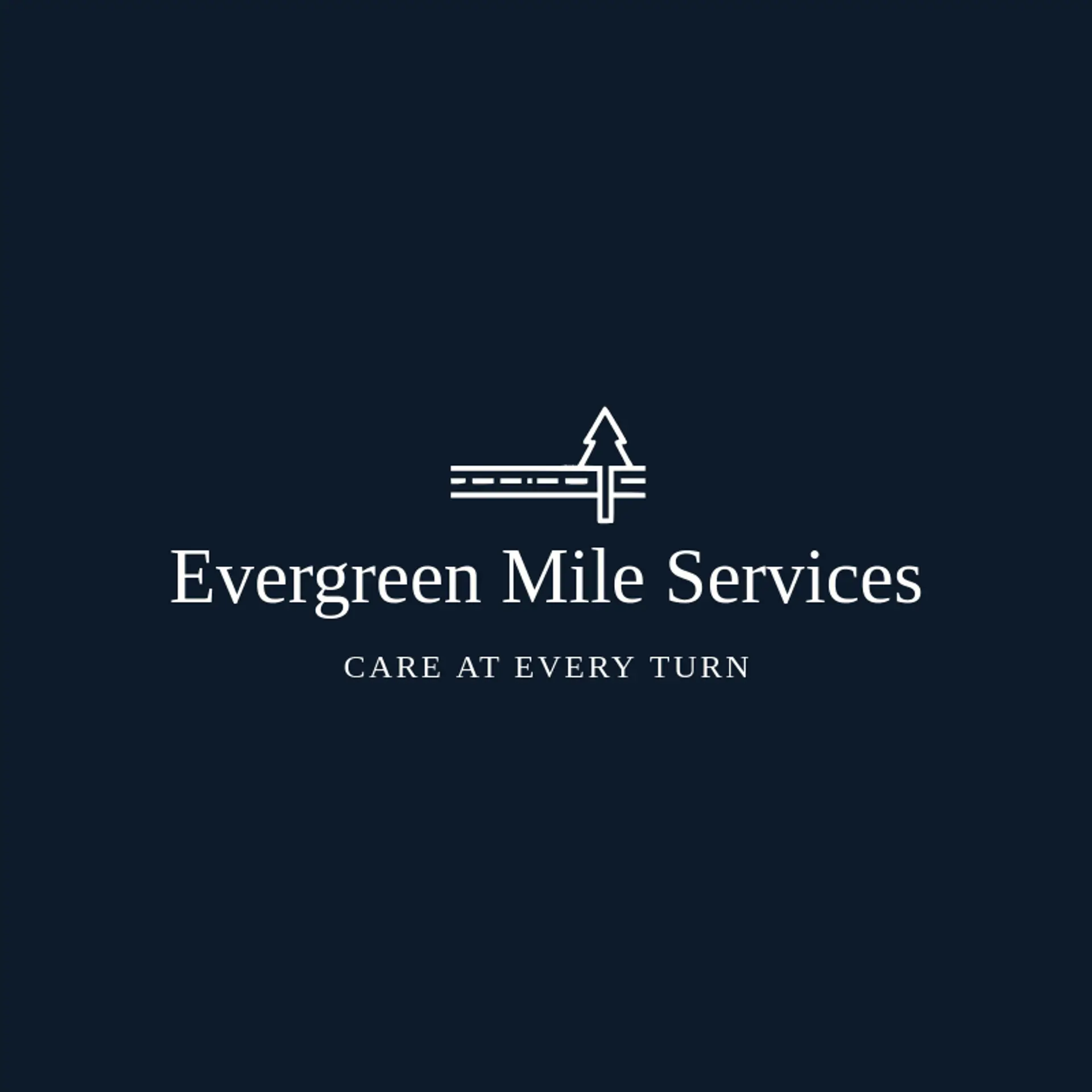Evergreen Mile Services logo for highway
