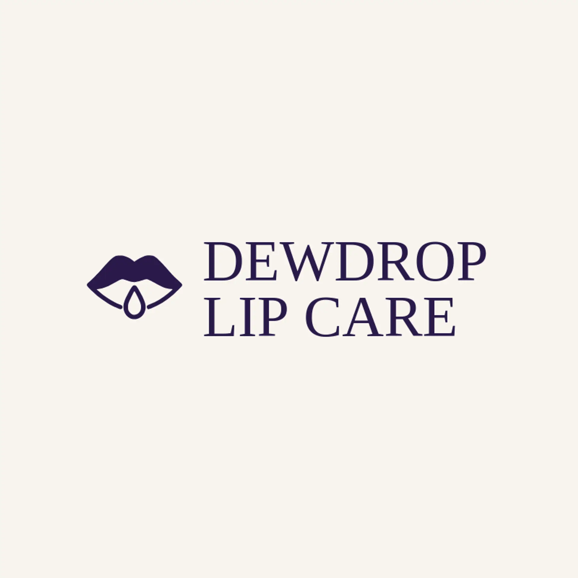 Dewdrop Lip Care logo for lips