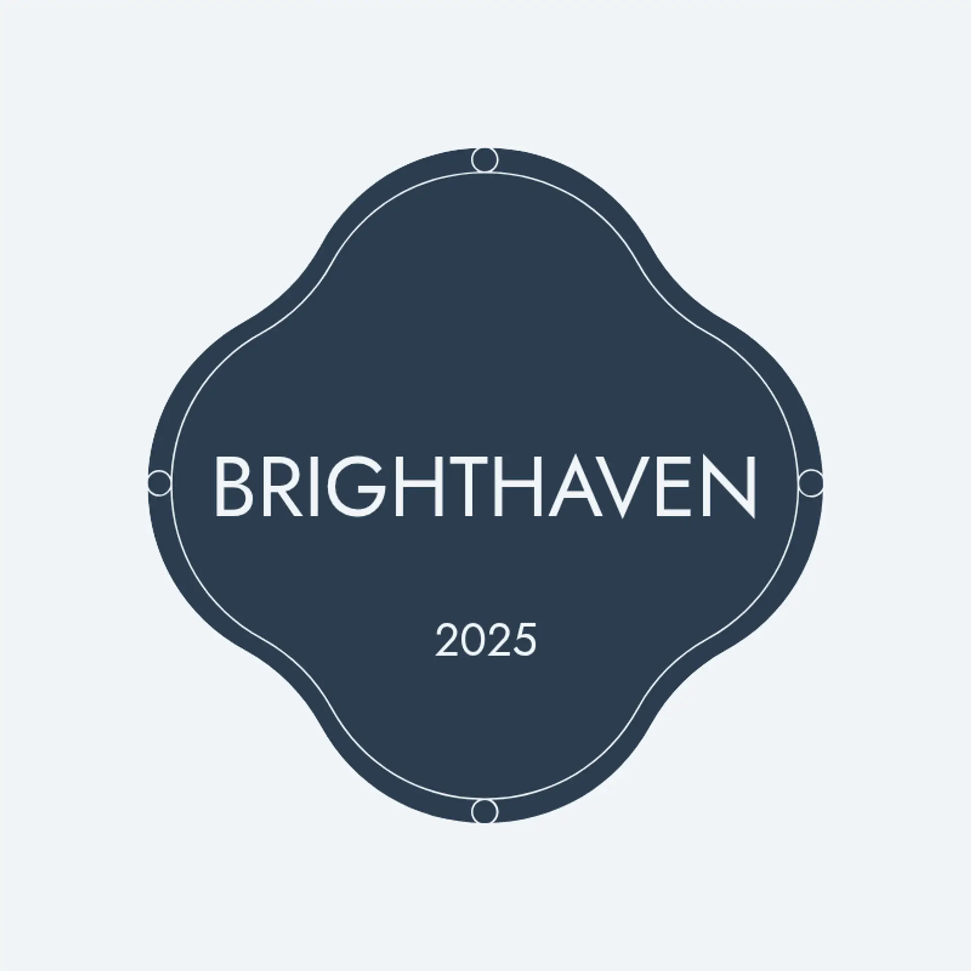 BrightHaven logo for construction house
