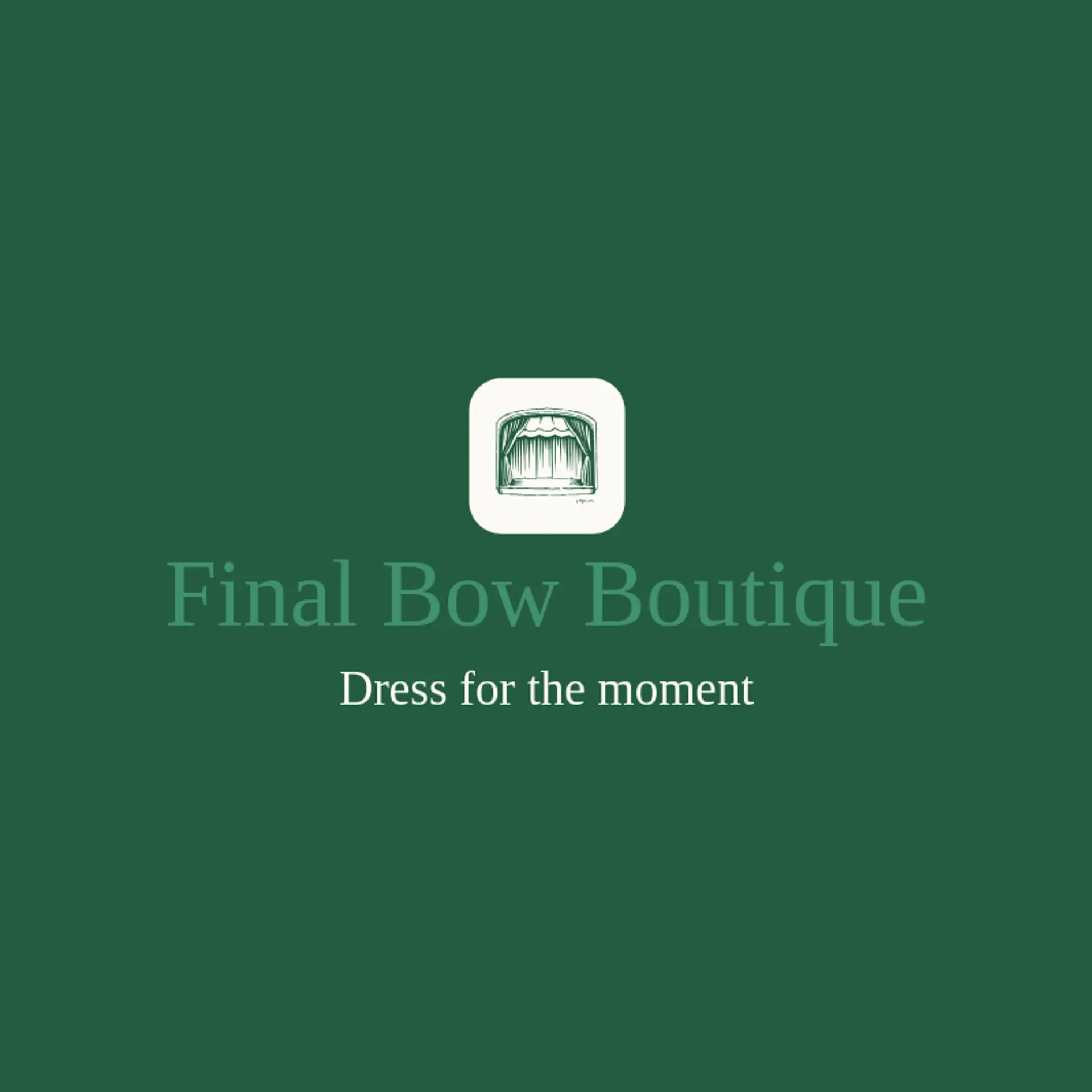 Final Bow Boutique logo for broadway