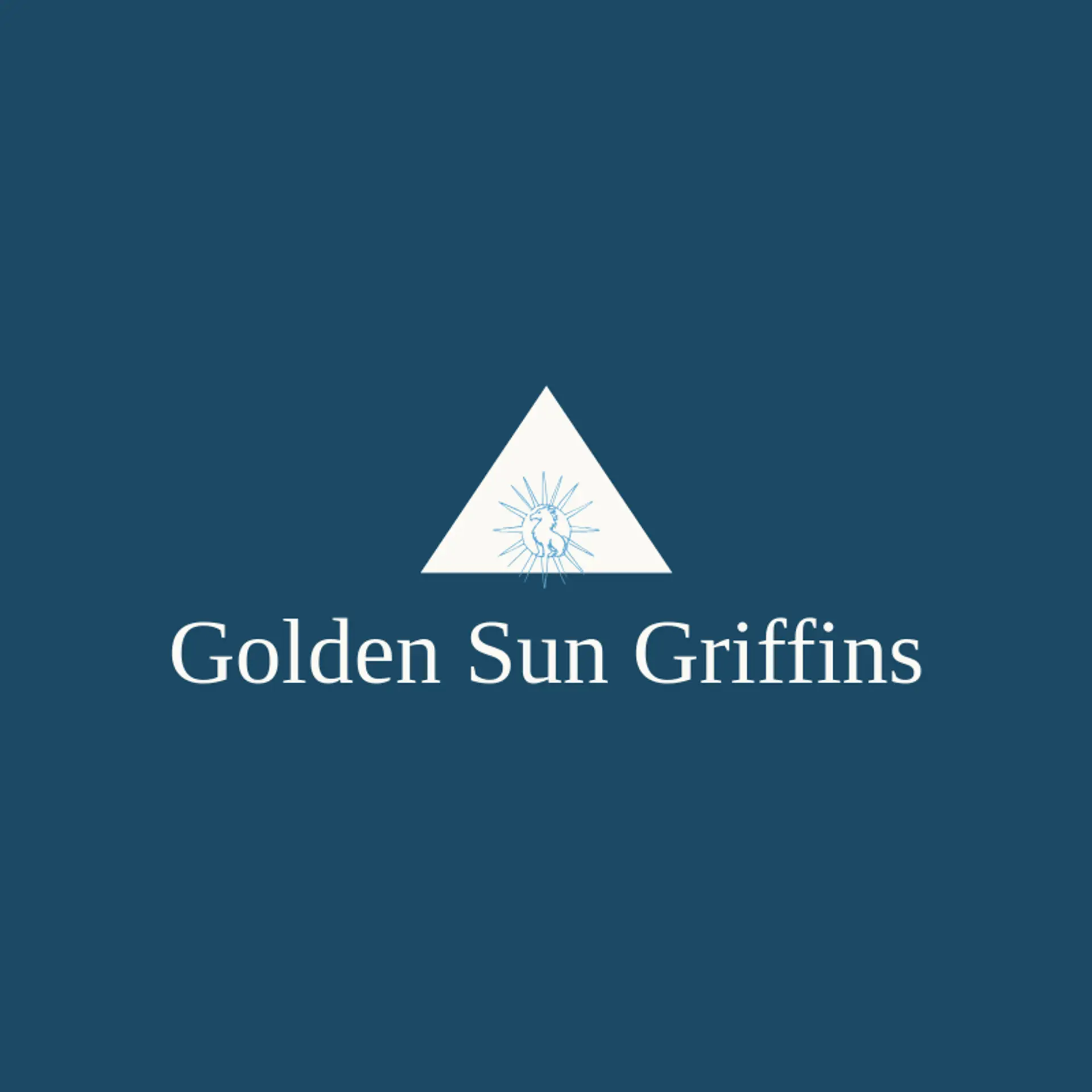 Golden Sun Griffins logo for griffin
