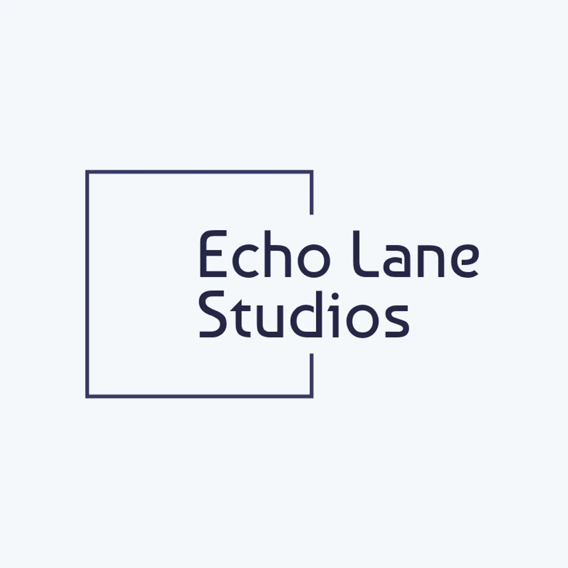 Echo Lane Studios logo for music