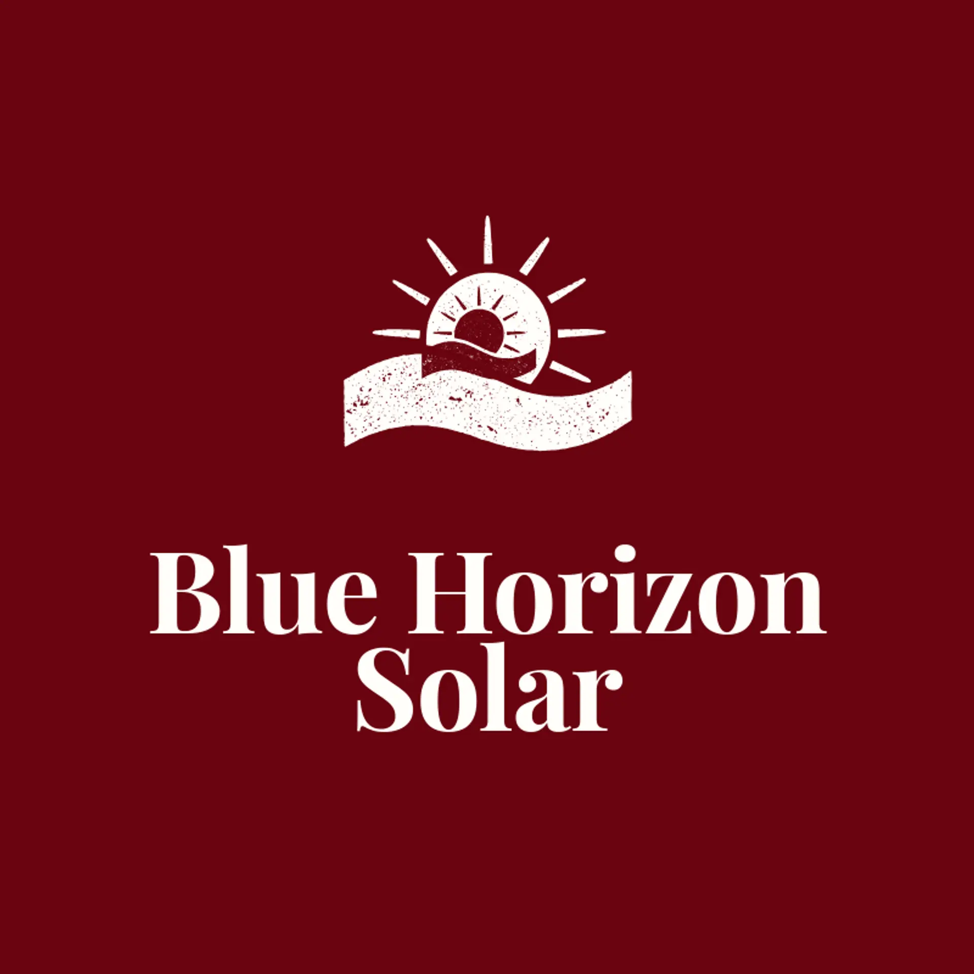 Blue Horizon Solar logo for solar