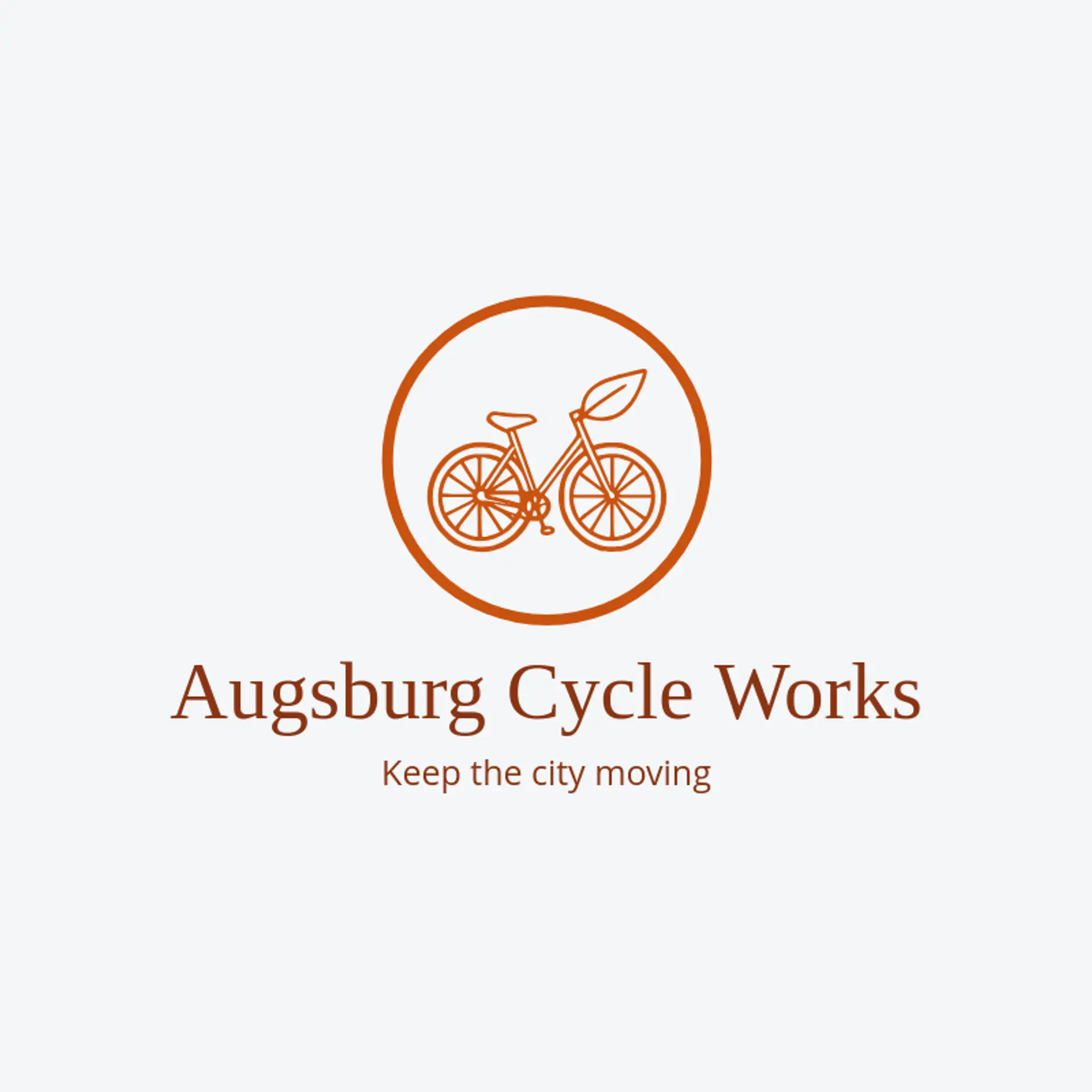 Augsburg Cycle Works logo for german