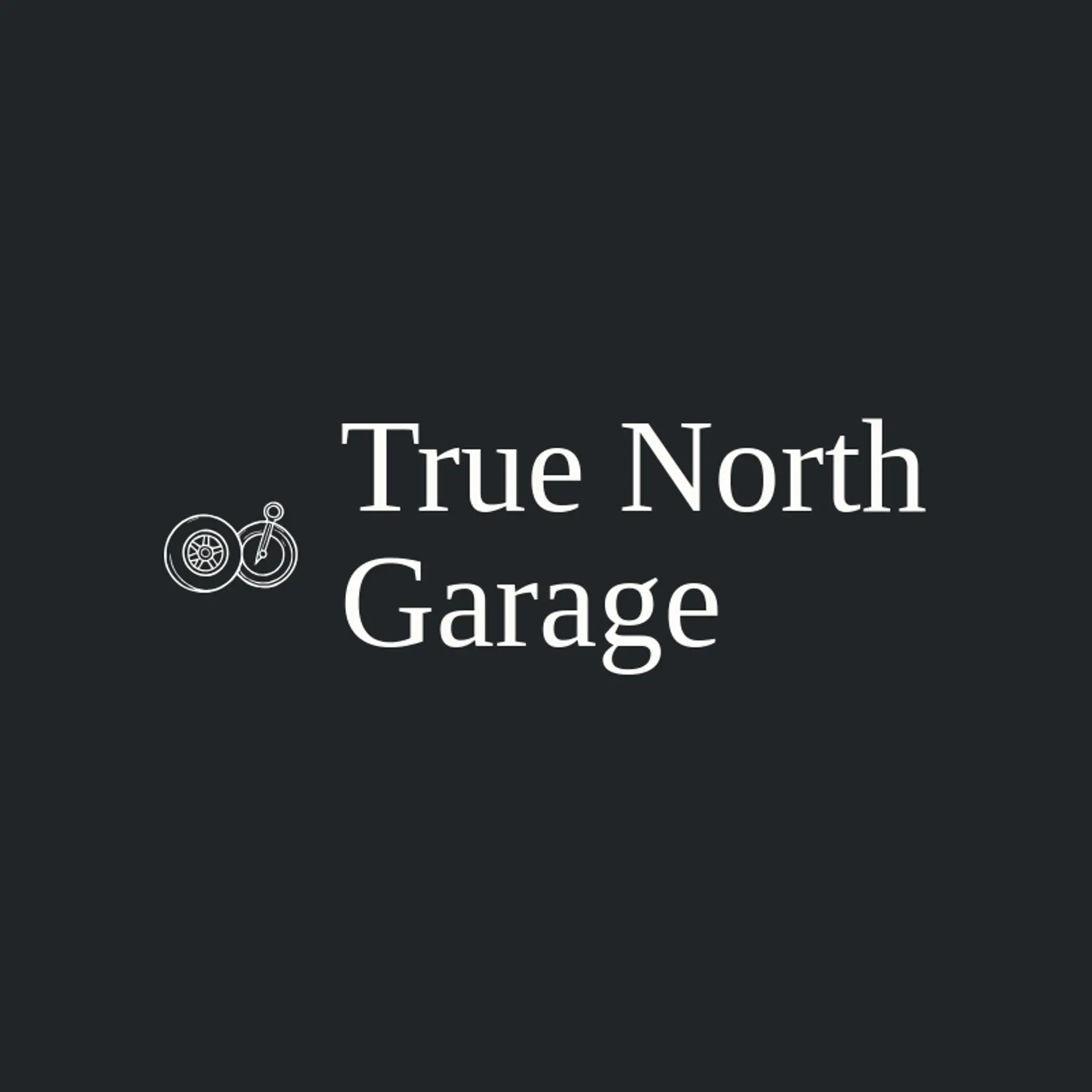 True North Garage logo for car repair