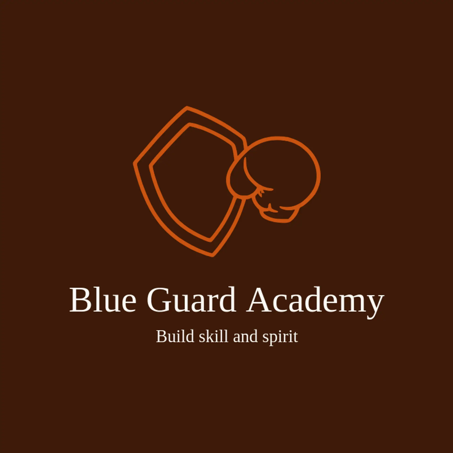 Blue Guard Academy logo for fight