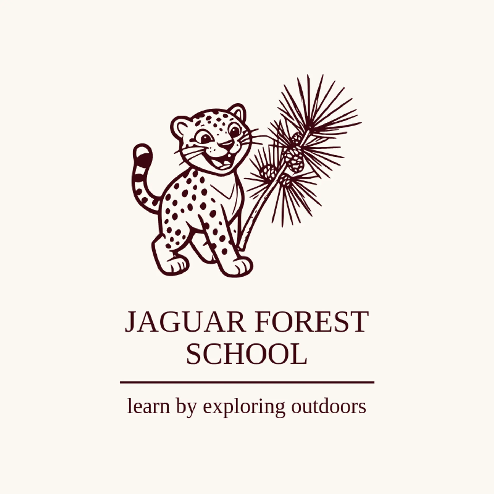 Jaguar Forest School logo for jaguar