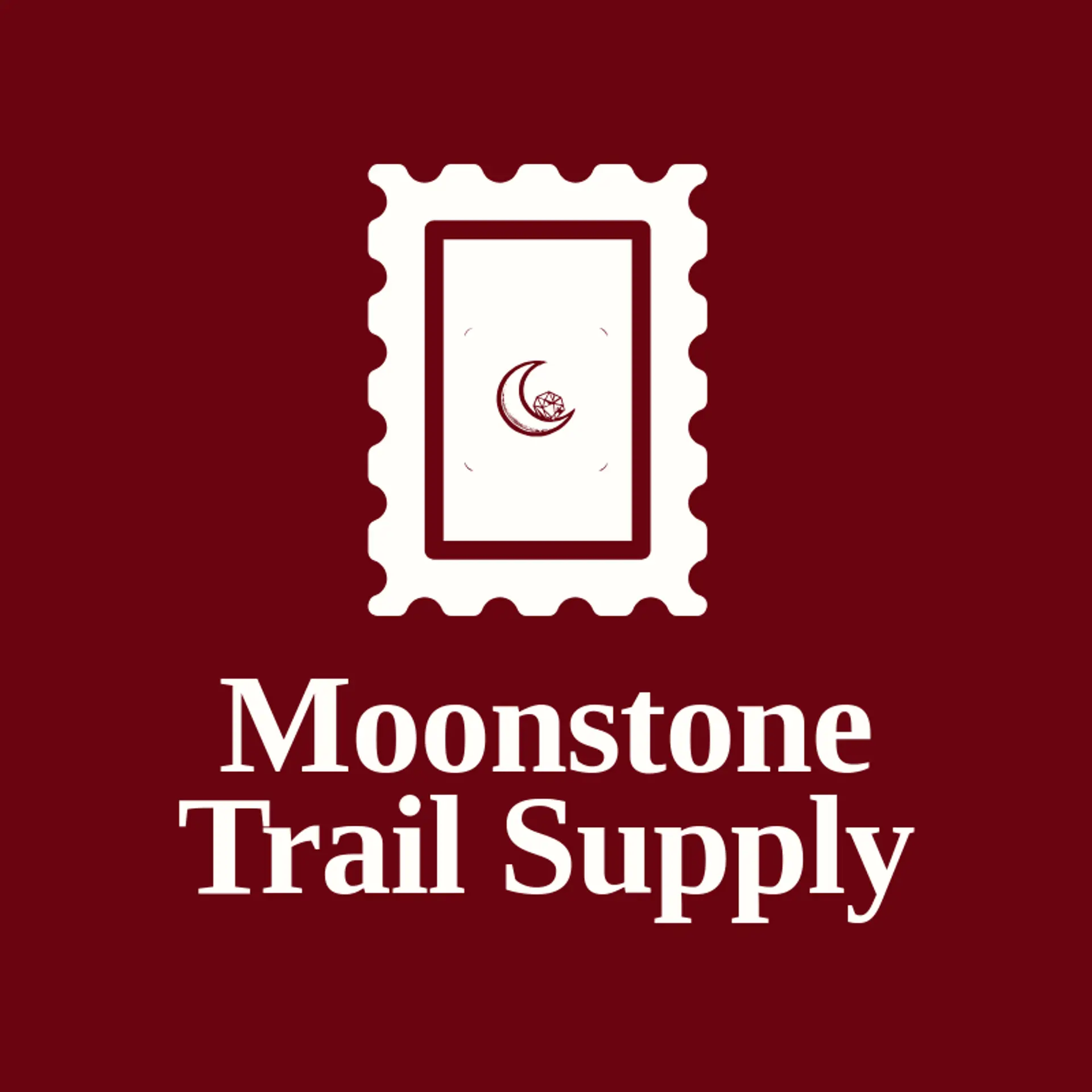 Moonstone Trail Supply logo for crystal
