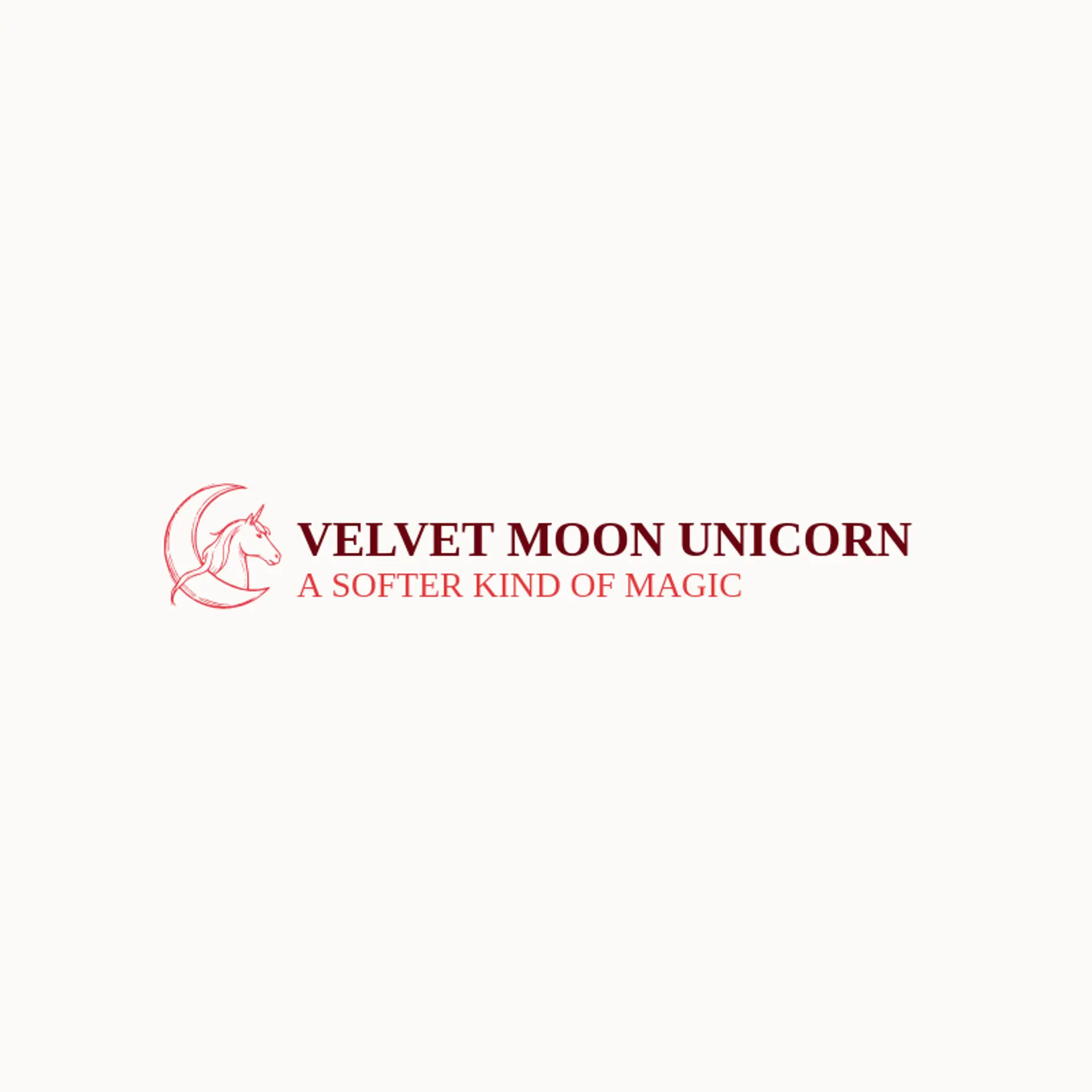 Velvet Moon Unicorn logo for unicorn