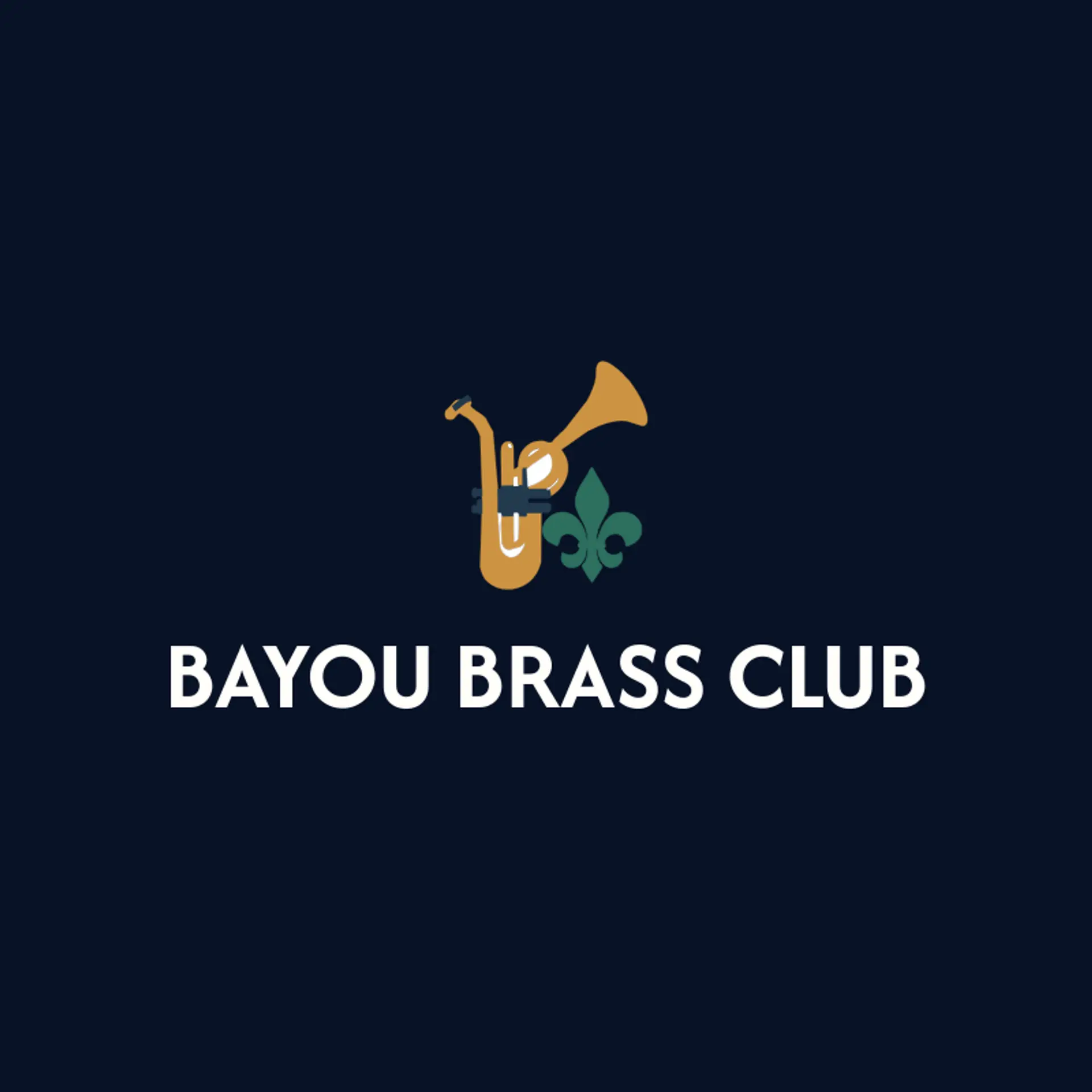 Bayou Brass Club logo for new orleans