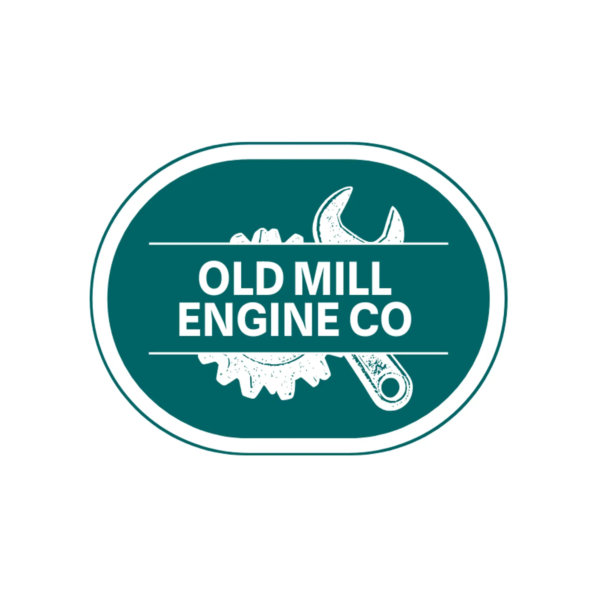 Old Mill Engine Co logo for engine
