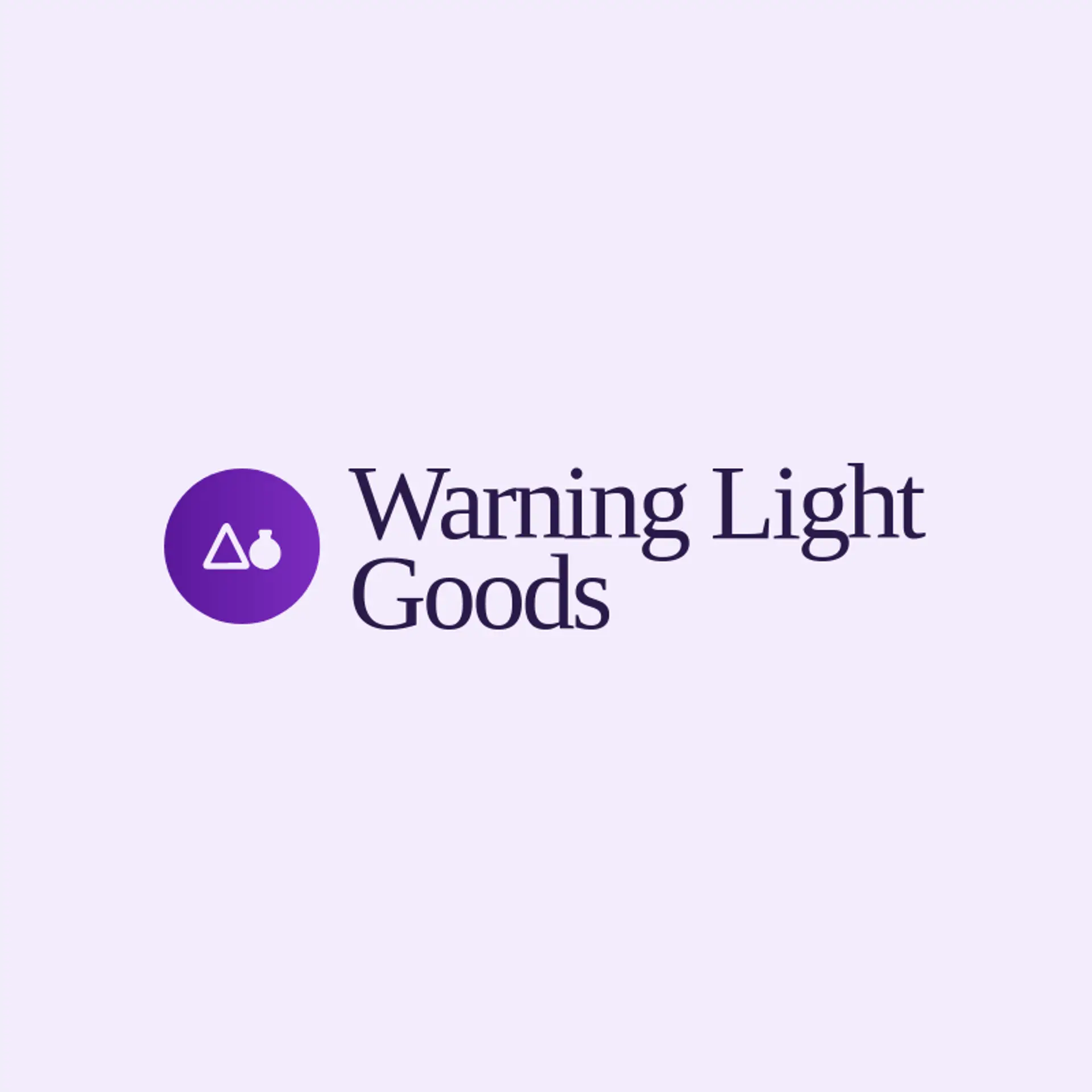 Warning Light Goods logo for bomb