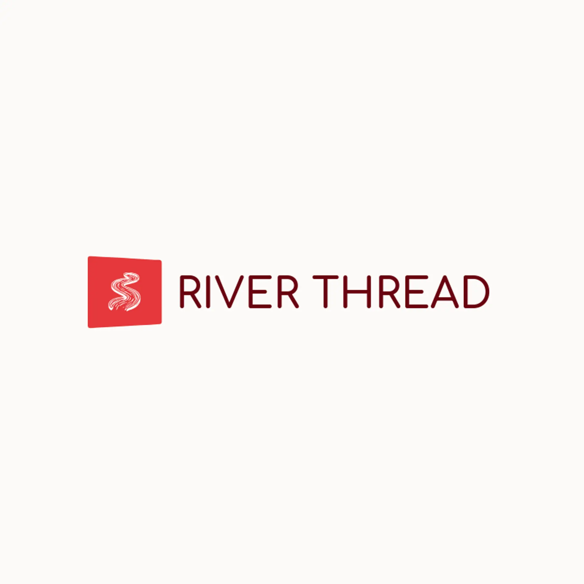 River Thread logo for water