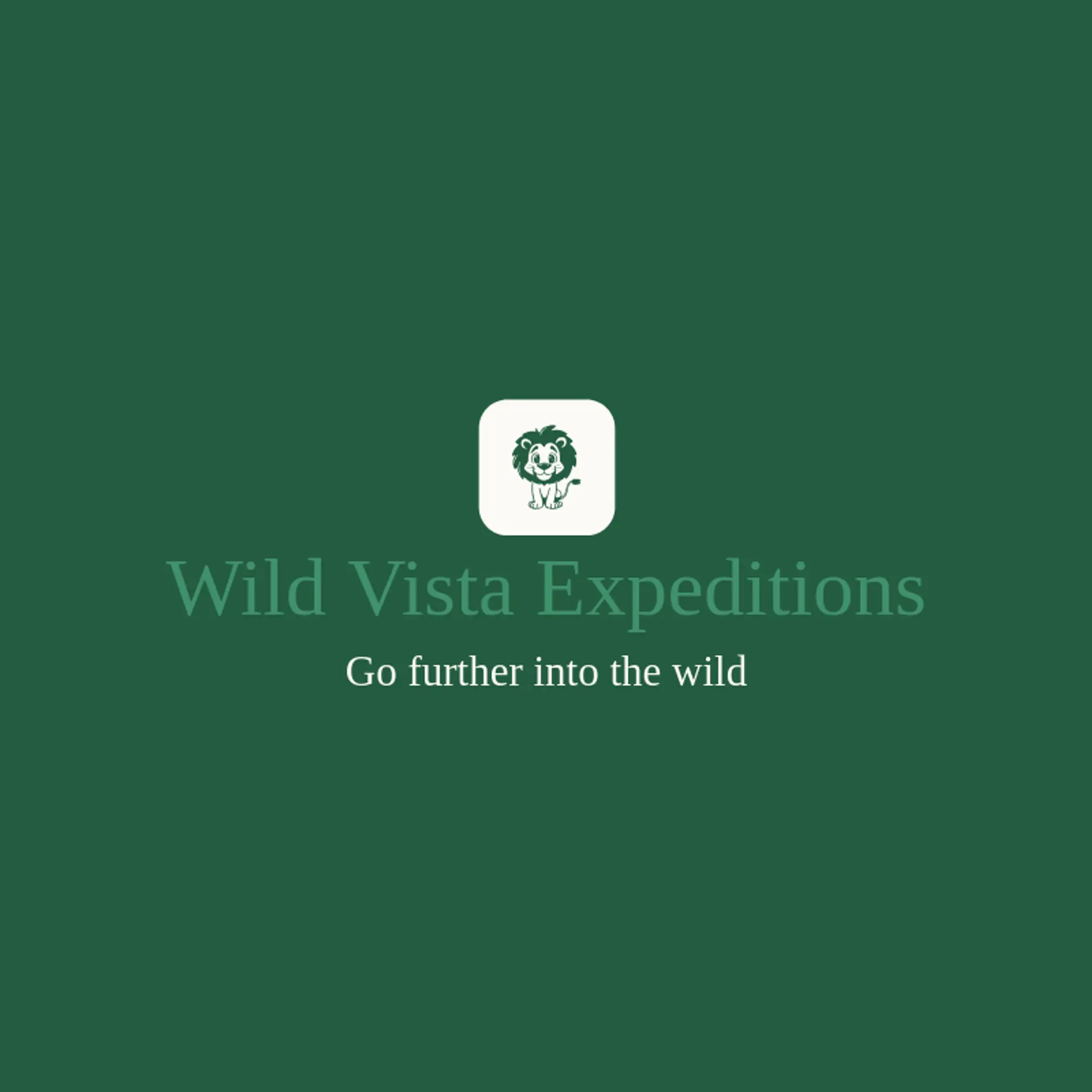 Wild Vista Expeditions logo for safari