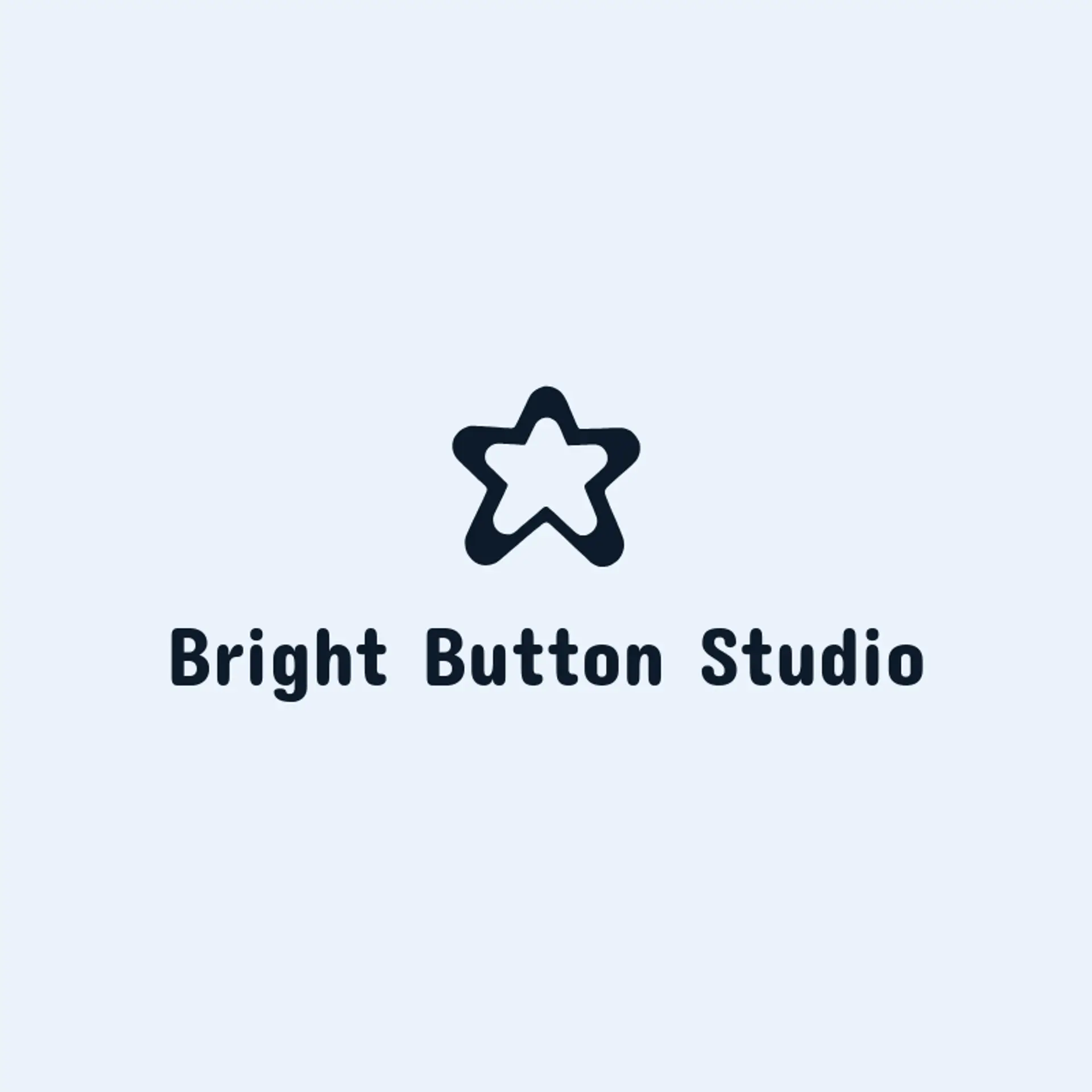 Bright Button Studio logo for video game