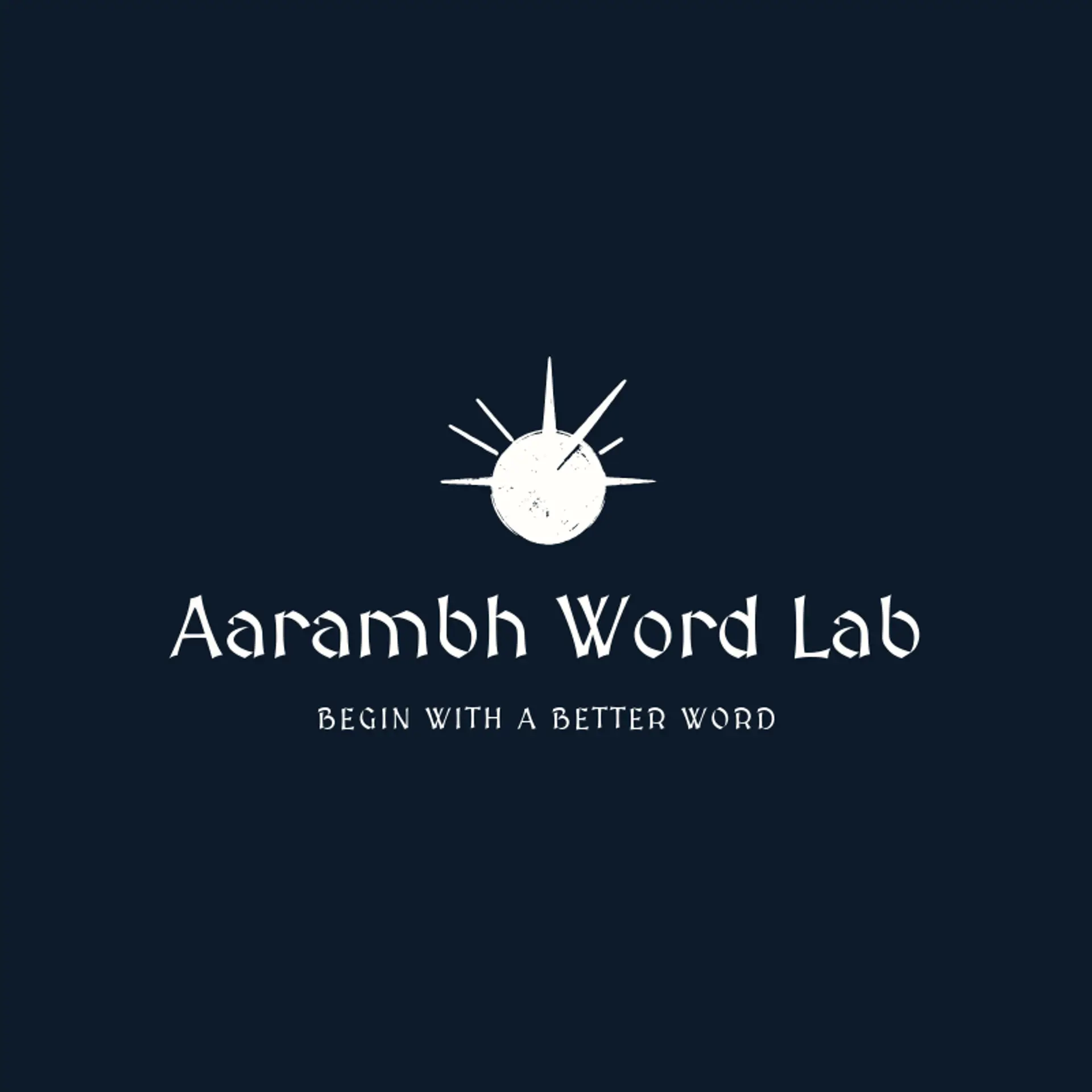 Aarambh Word Lab logo for hindi