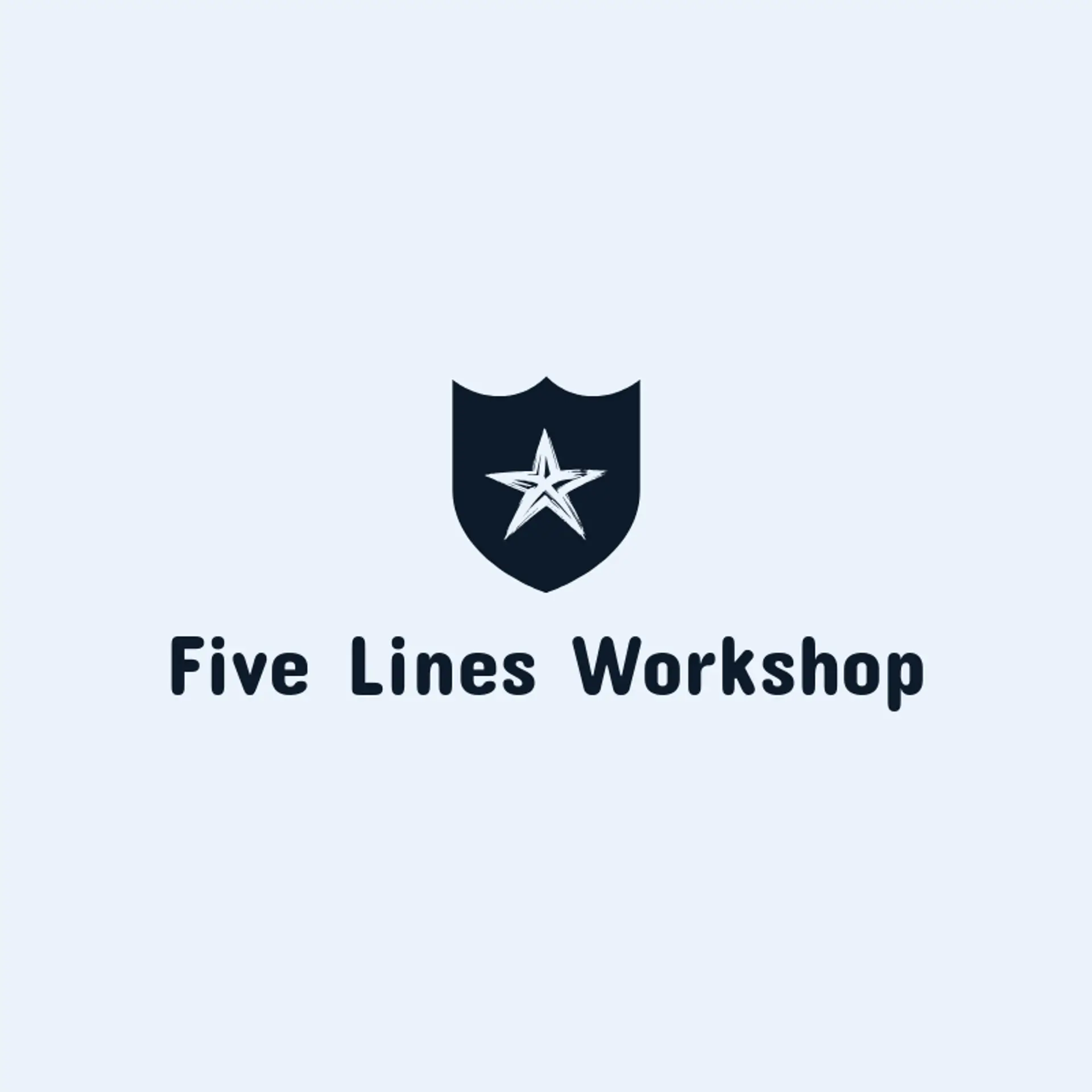 Five Lines Workshop logo for pentagram